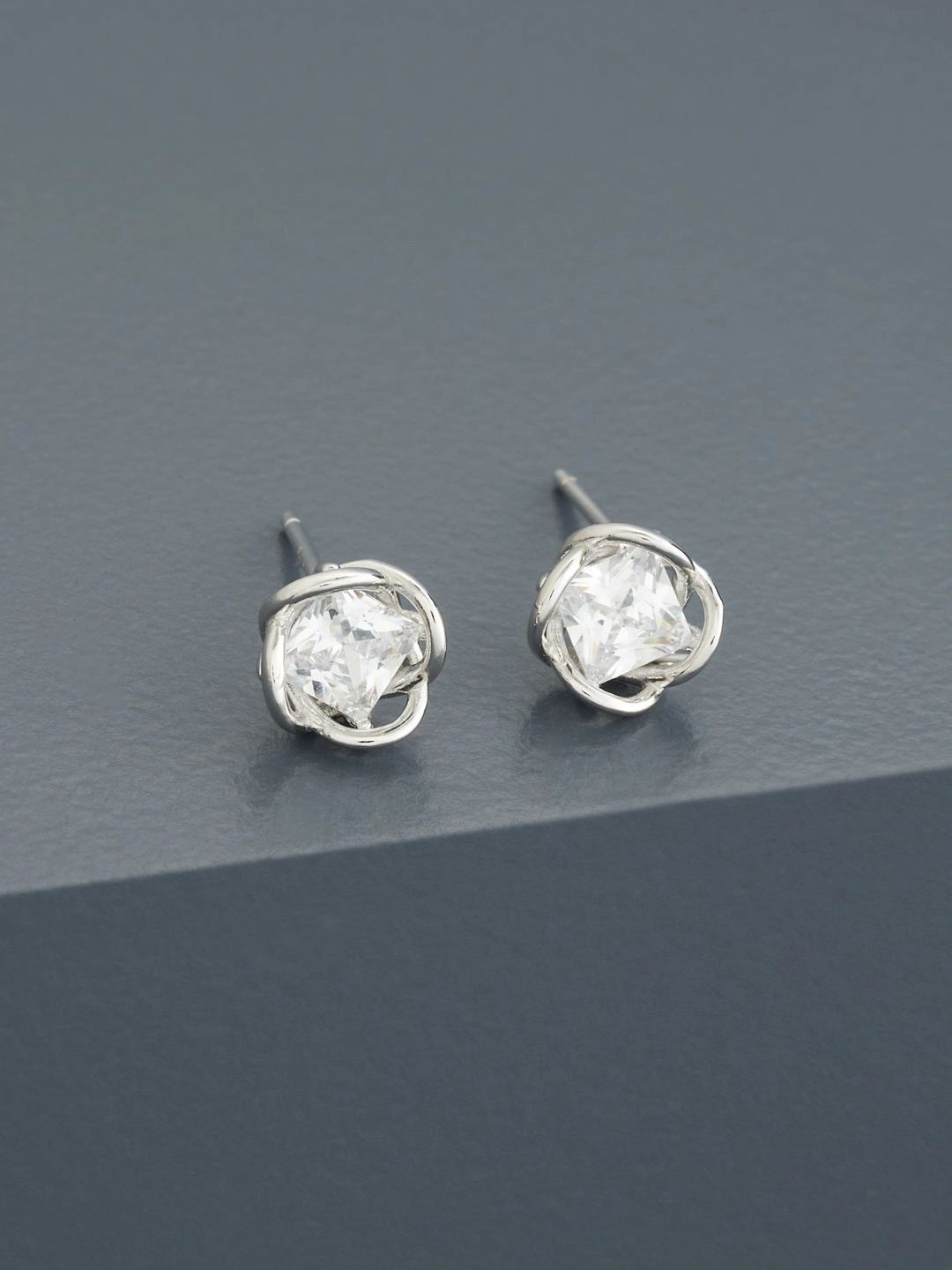 Kushal's Fashion Jewellery Geometric Studs Earrings-picture-12