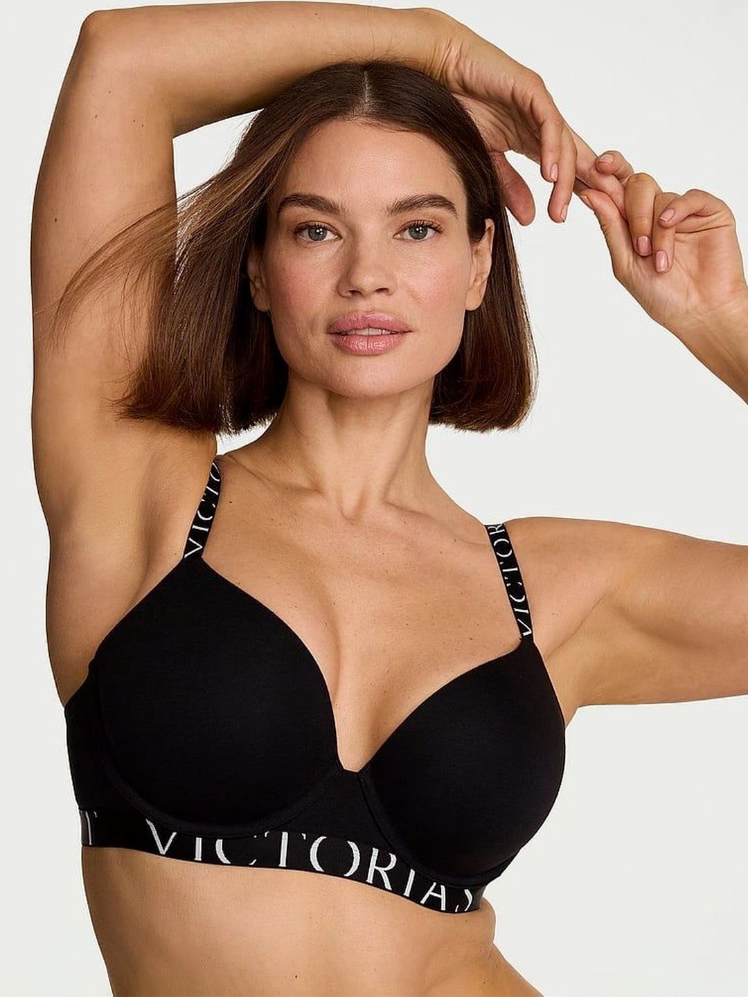Victoria's Secret Typography Bra Medium Coverage Underwired Heavily Padded-picture-56