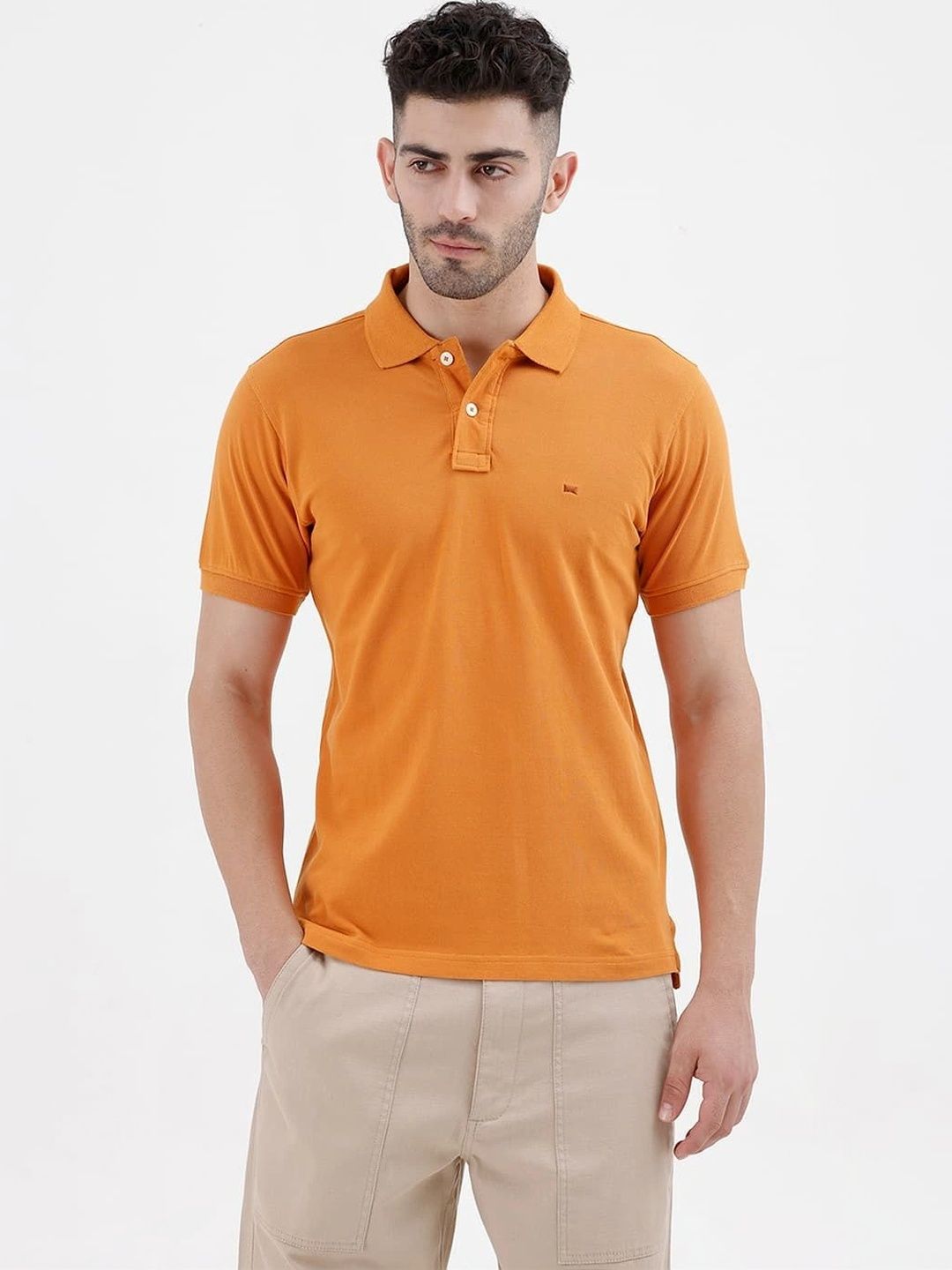 Basics Men Polo Collar T-shirt-picture-45