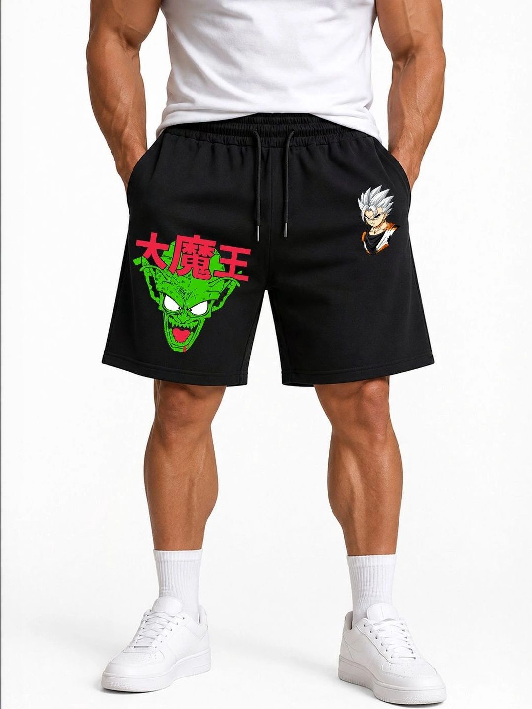 Dressing Hub Men Printed Training or Gym Shorts-picture-11