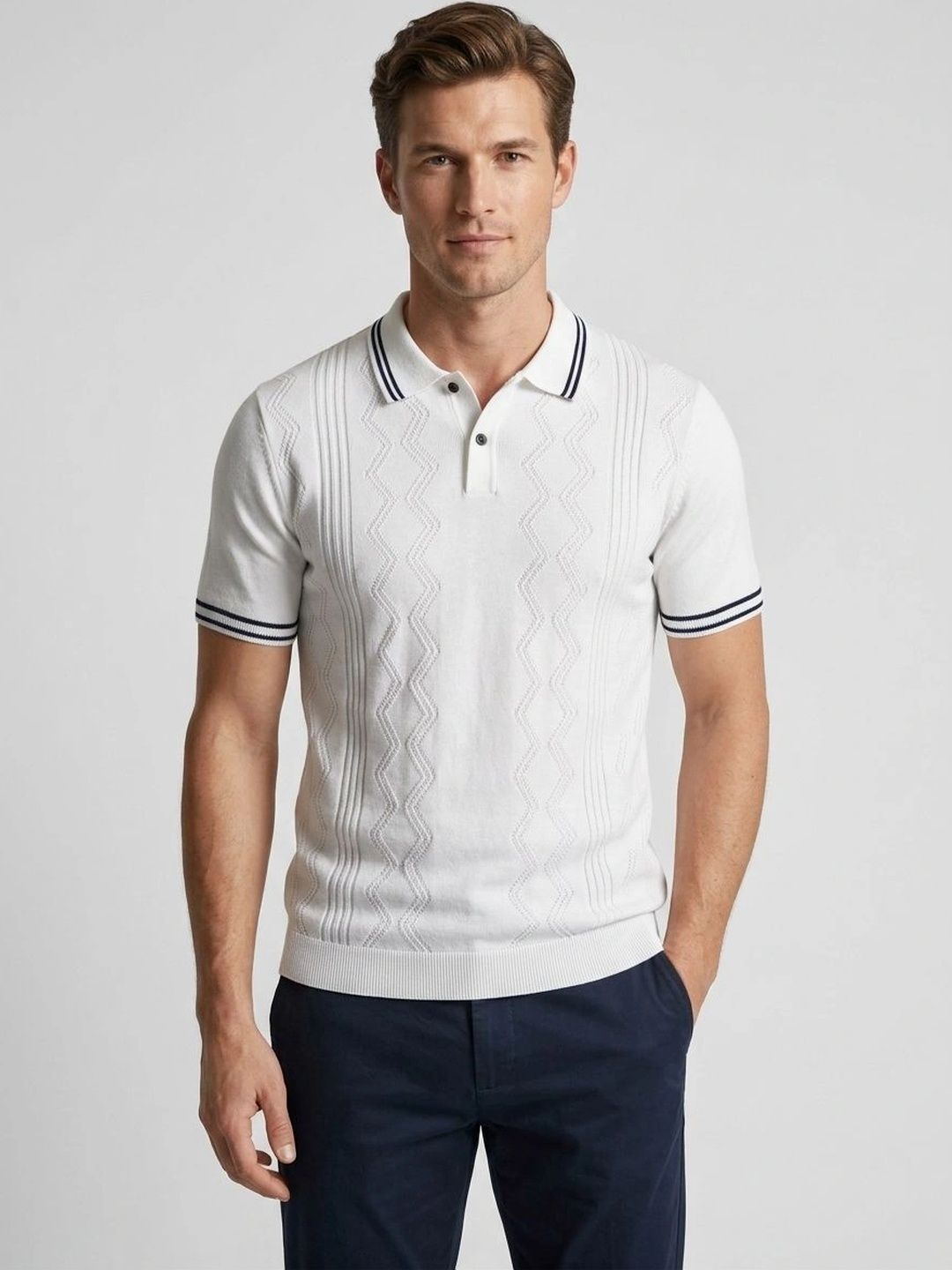 R.Code by The Roadster Life Co. Men Polo Collar T-shirt-picture-23