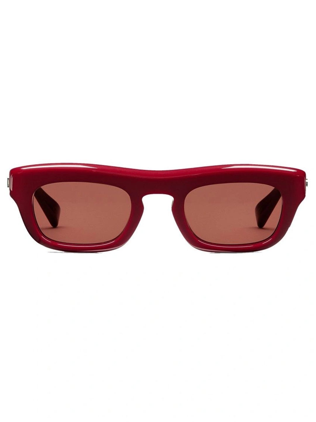 Gucci Men Brown Lens & Red Rectangle Sunglasses with-image-10