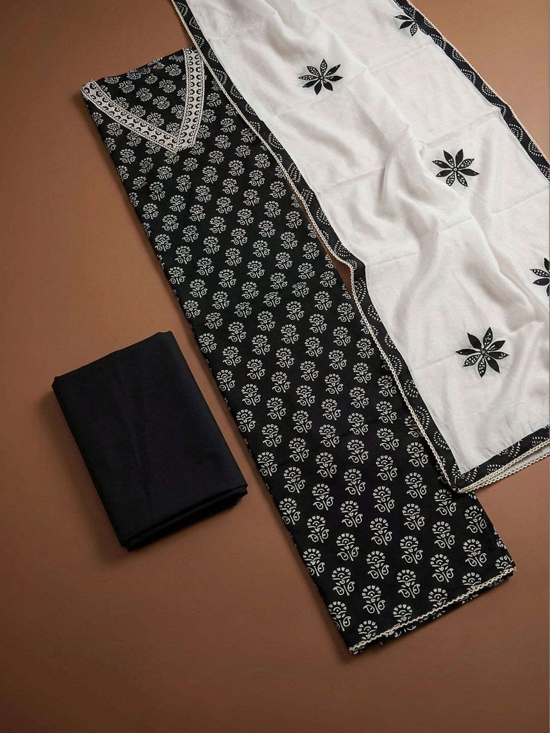 Meena Bazaar Printed Unstitched Dress Material-picture-33