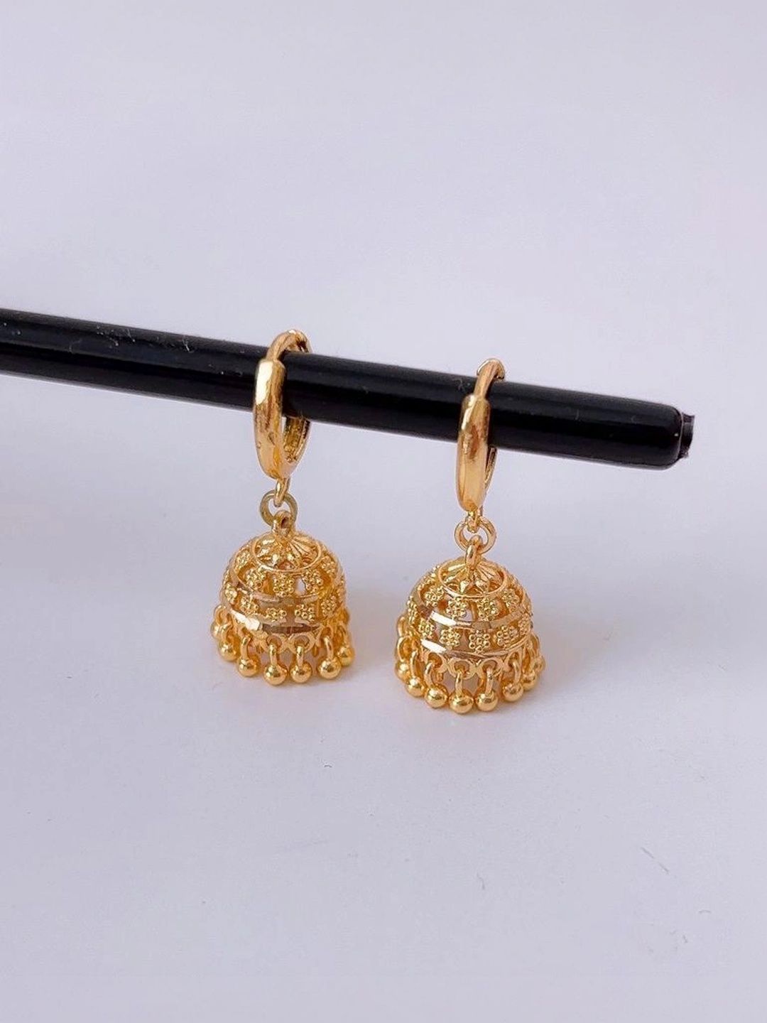 MA FASHION Dome Shaped Jhumkas Earrings-image-22