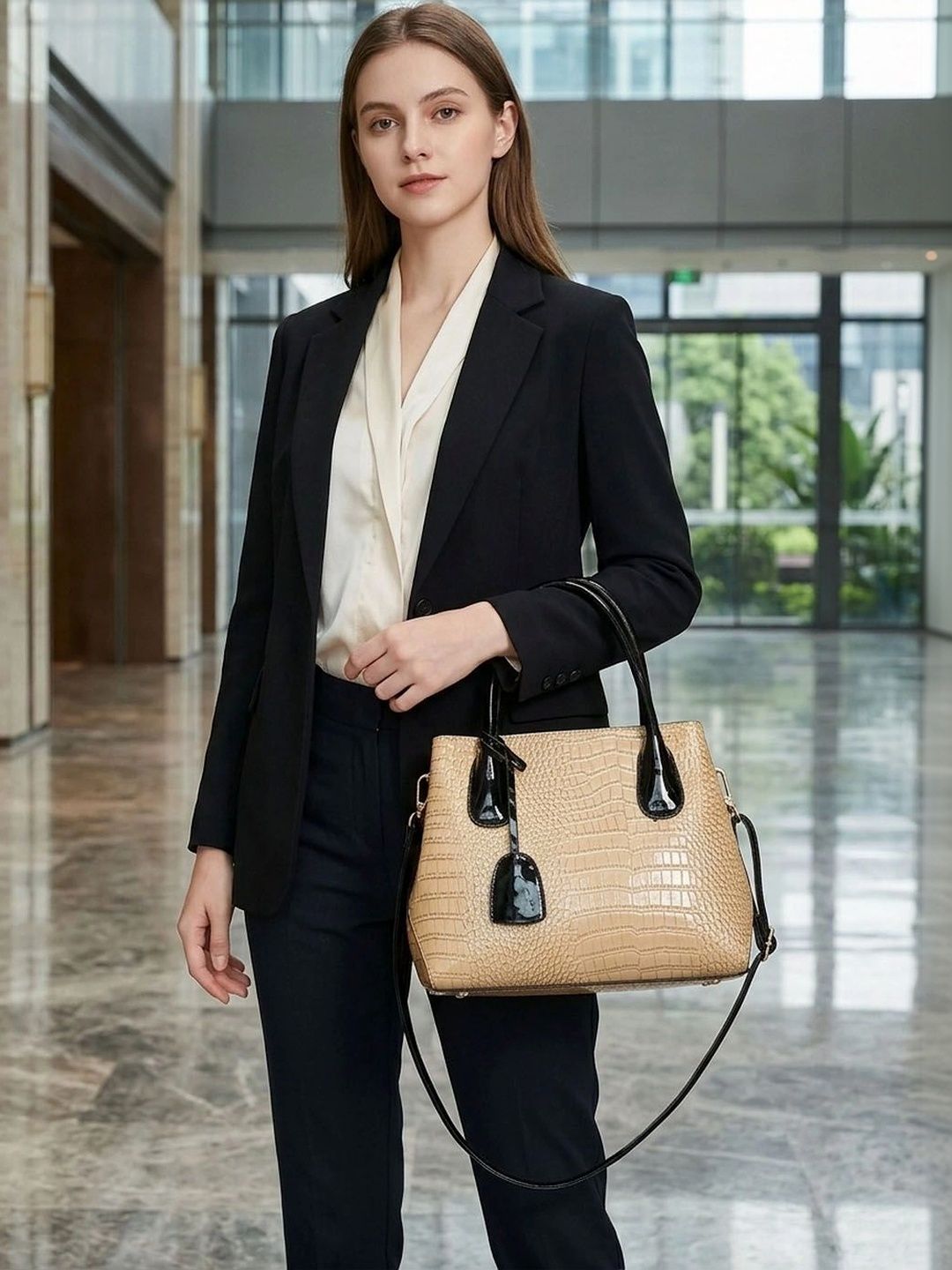 CORSICA Textured PU Structured Handheld Bag-picture-52