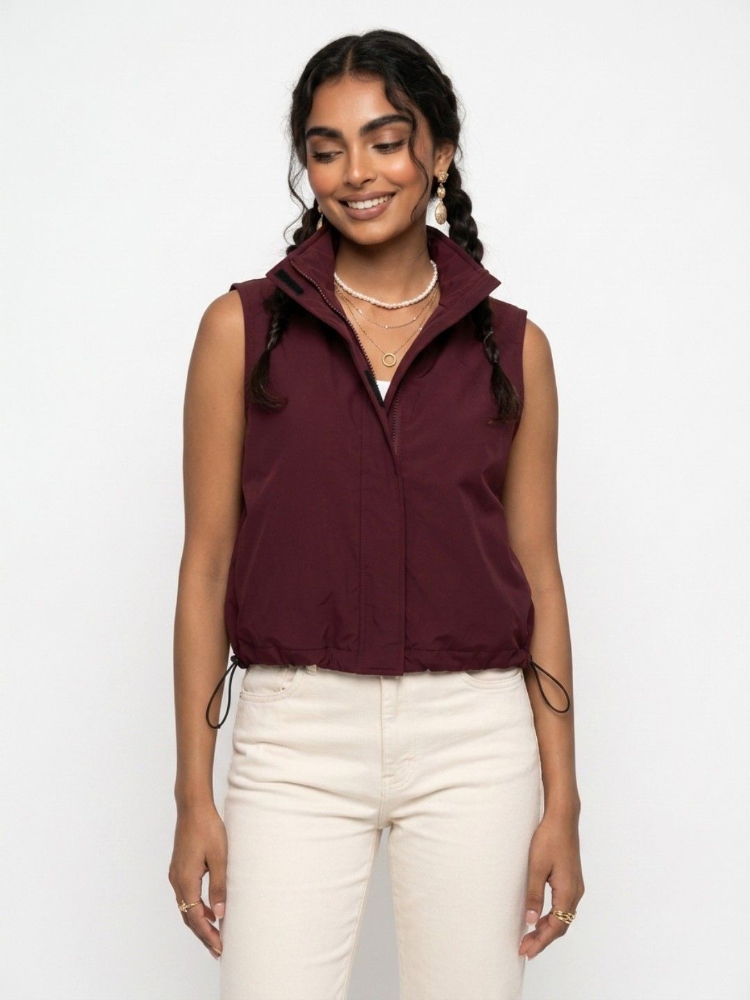 glitchez Mock Collar Regular Fit Tailored Jacket-picture-20