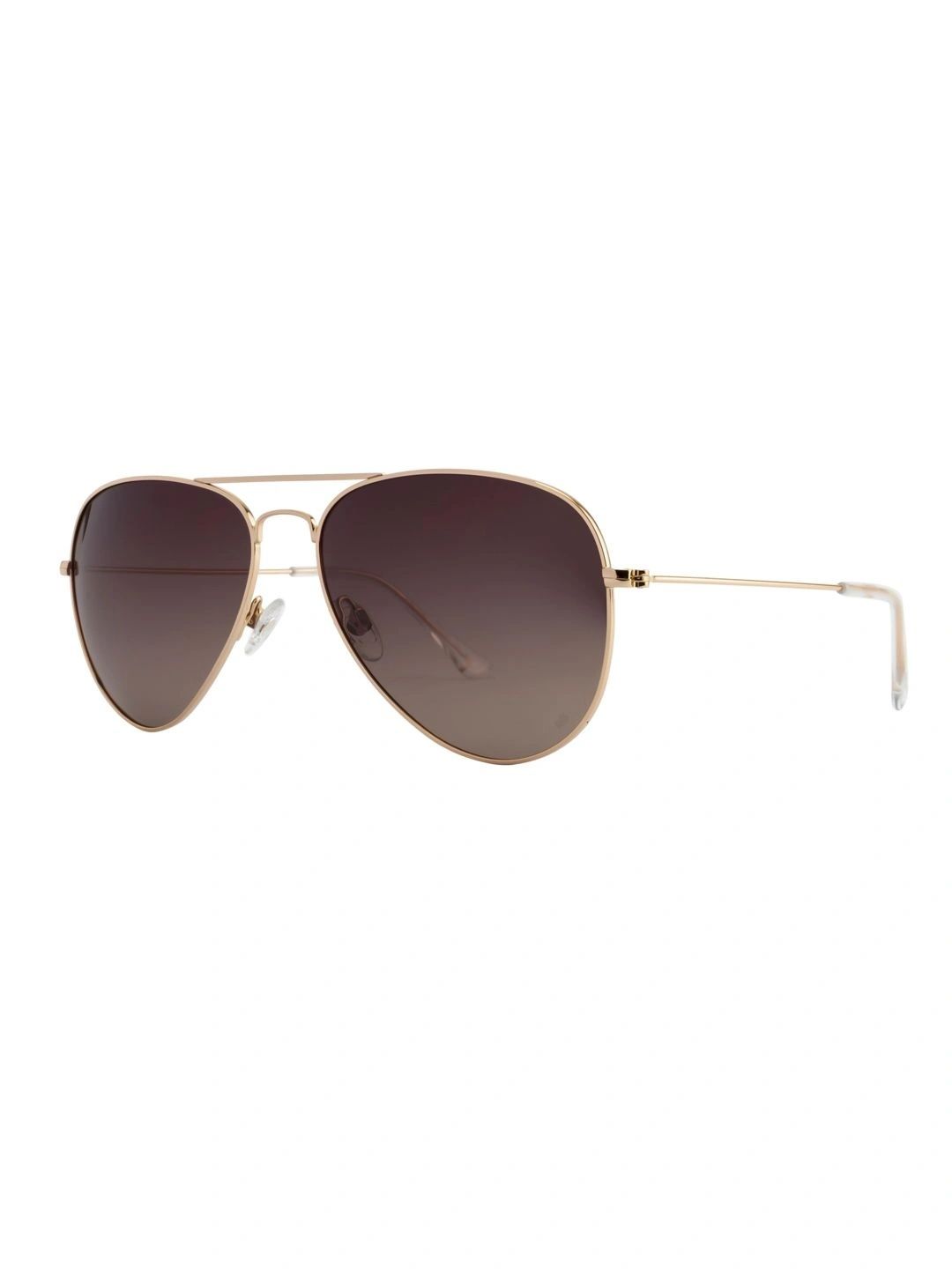 OPIUM Men Brown Lens & Gold-Toned Aviator Sunglasses with-image-43