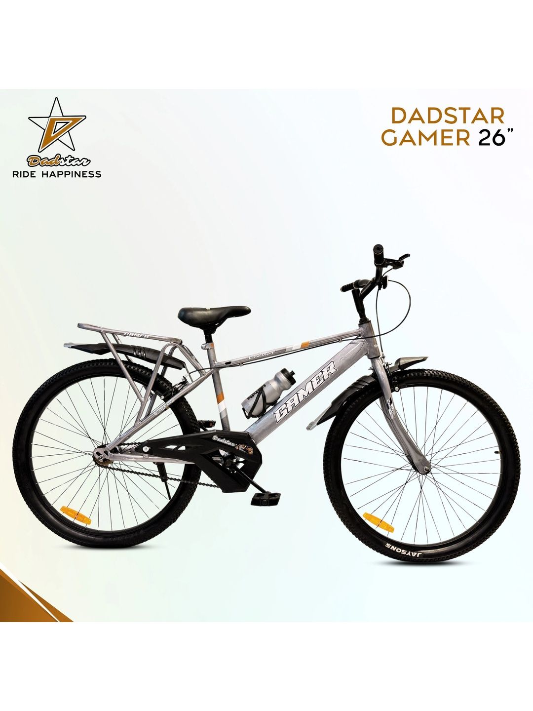 DADSTAR GAMER OREO Patterned Glossy Bicycle - 26 Inch-image-13