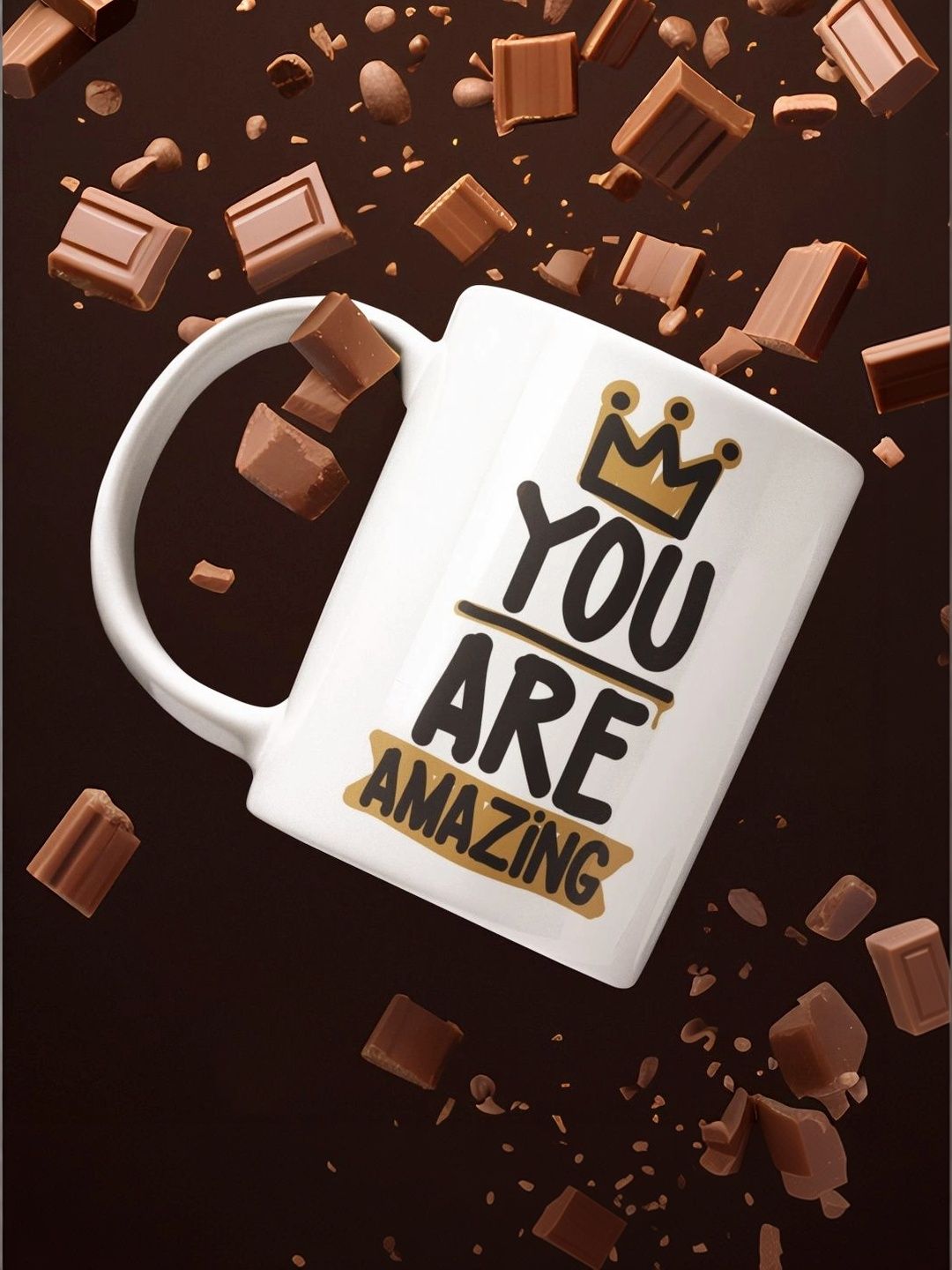 TAJNAN White Text or Slogans Printed Ceramic Glossy Mugs Set of Cups and Mugs-image-42