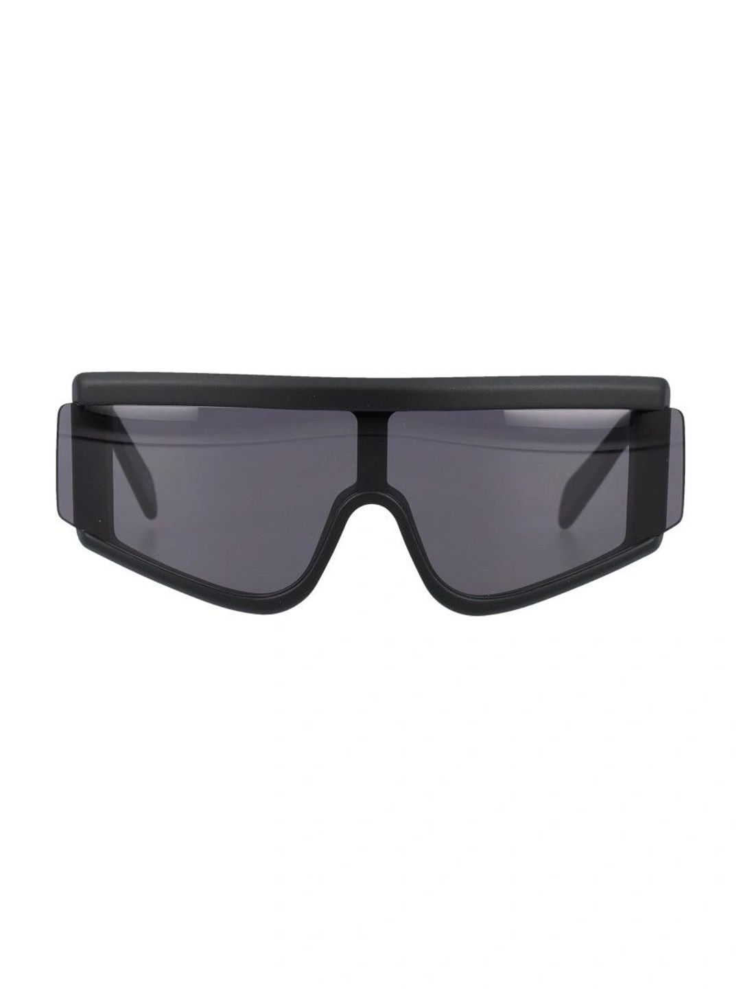 Retrosuperfuture Unisex Grey Lens & Black Shield Sunglasses with-image-30