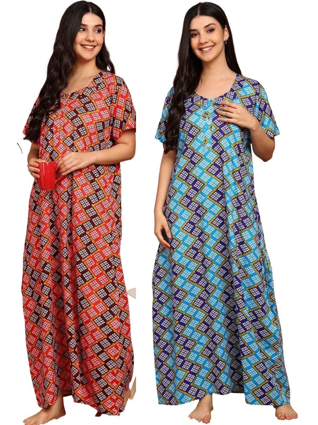 YUKATA Printed Maxi Nightdress-picture-28