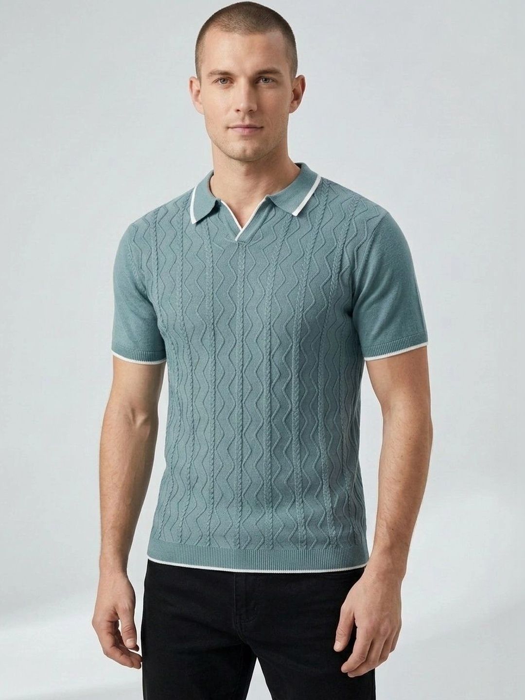 R.Code by The Roadster Life Co. Men Polo Collar T-shirt-picture-58