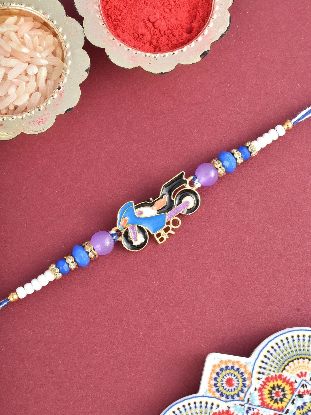 MEIRA JEWELLERY Thread Rakhi-picture-17