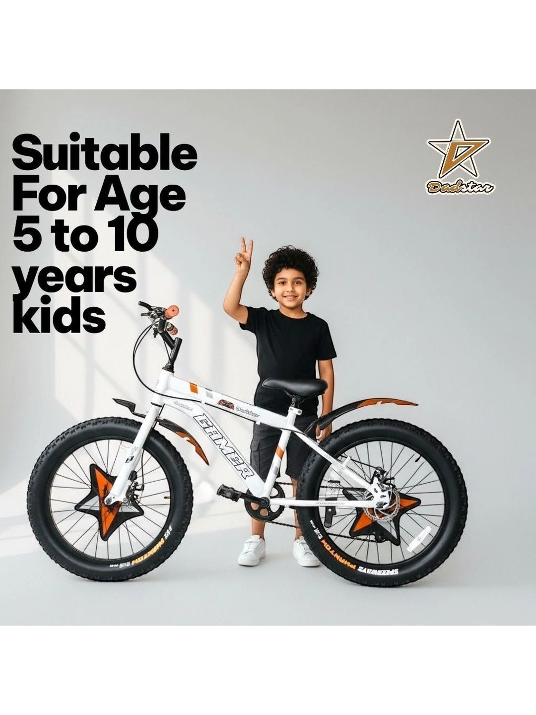 DADSTAR GAMER Patterned Glossy Bicycle - 20 Inch-picture-23