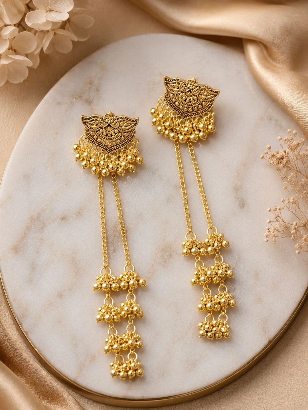 Samridhi DC Geometric Drop Earrings-picture-25