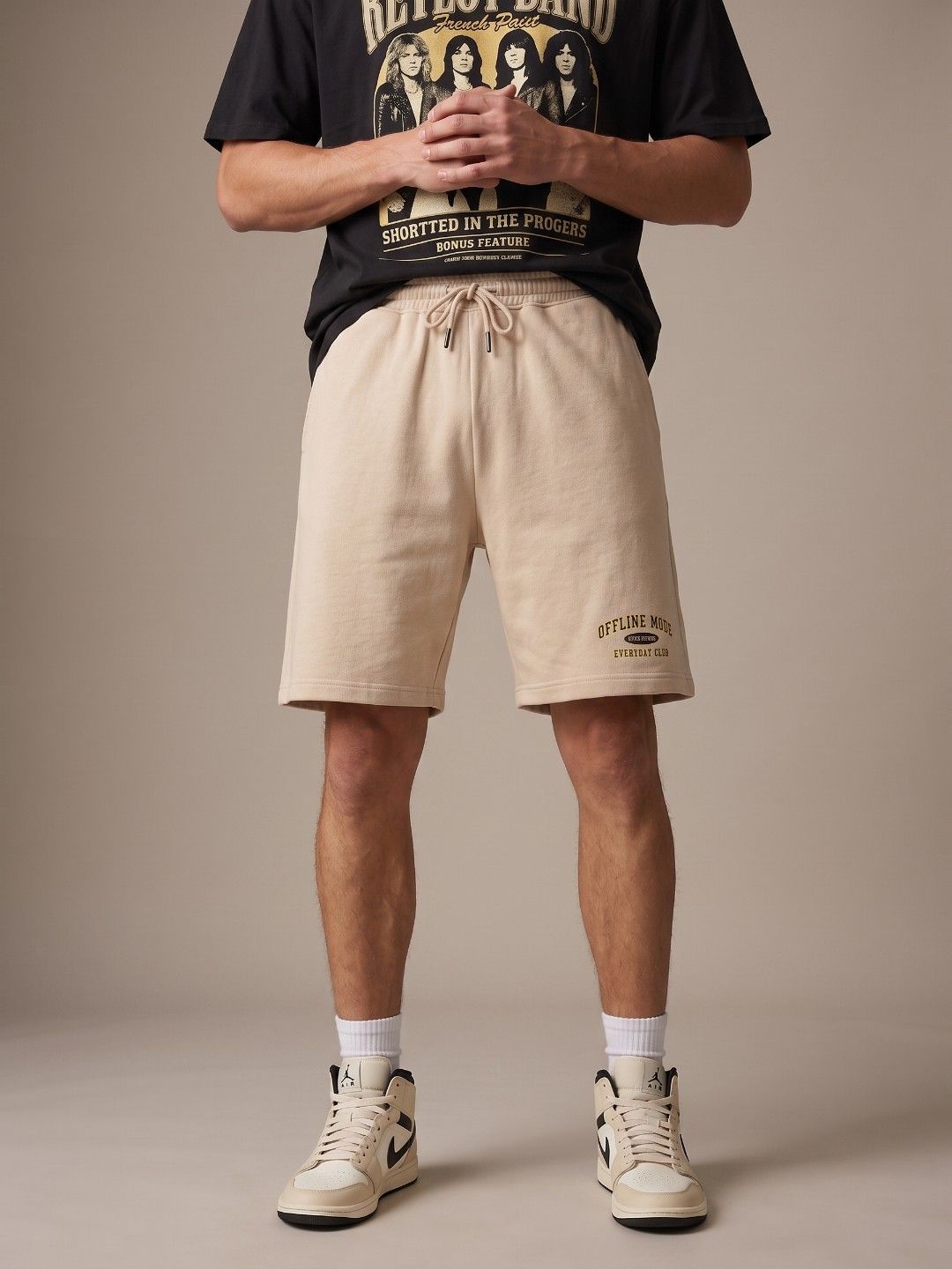 glitchez Men Relaxed Fit Shorts-image-39