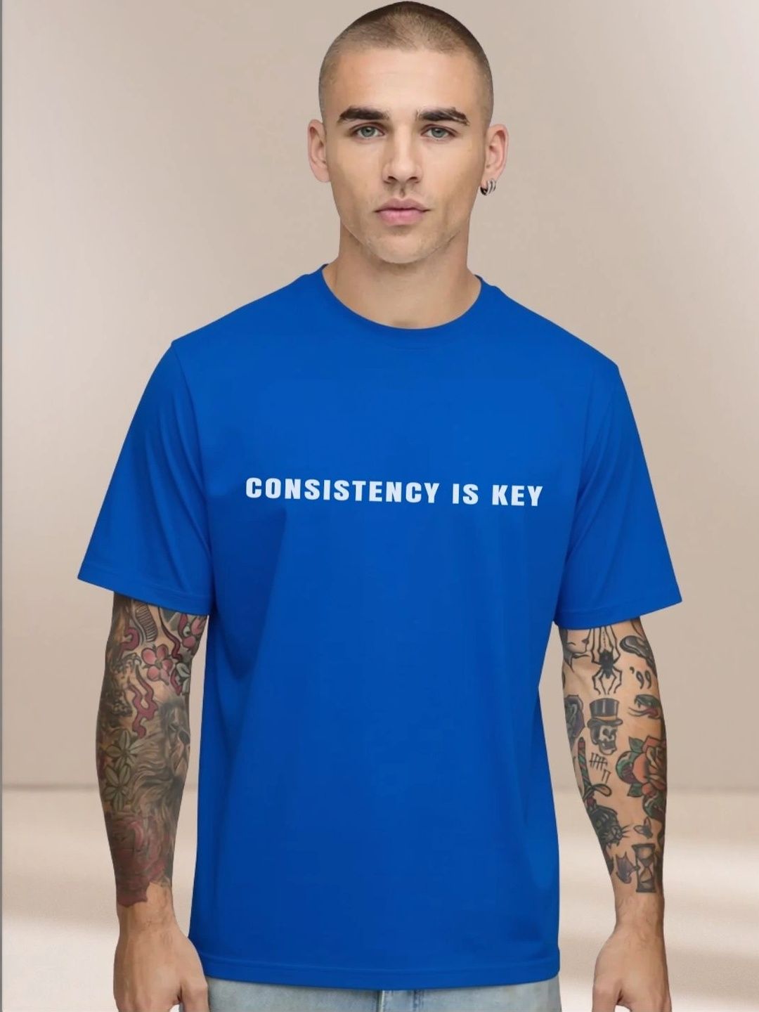 MEG FASHION Men Typography Printed T-shirt-picture-38
