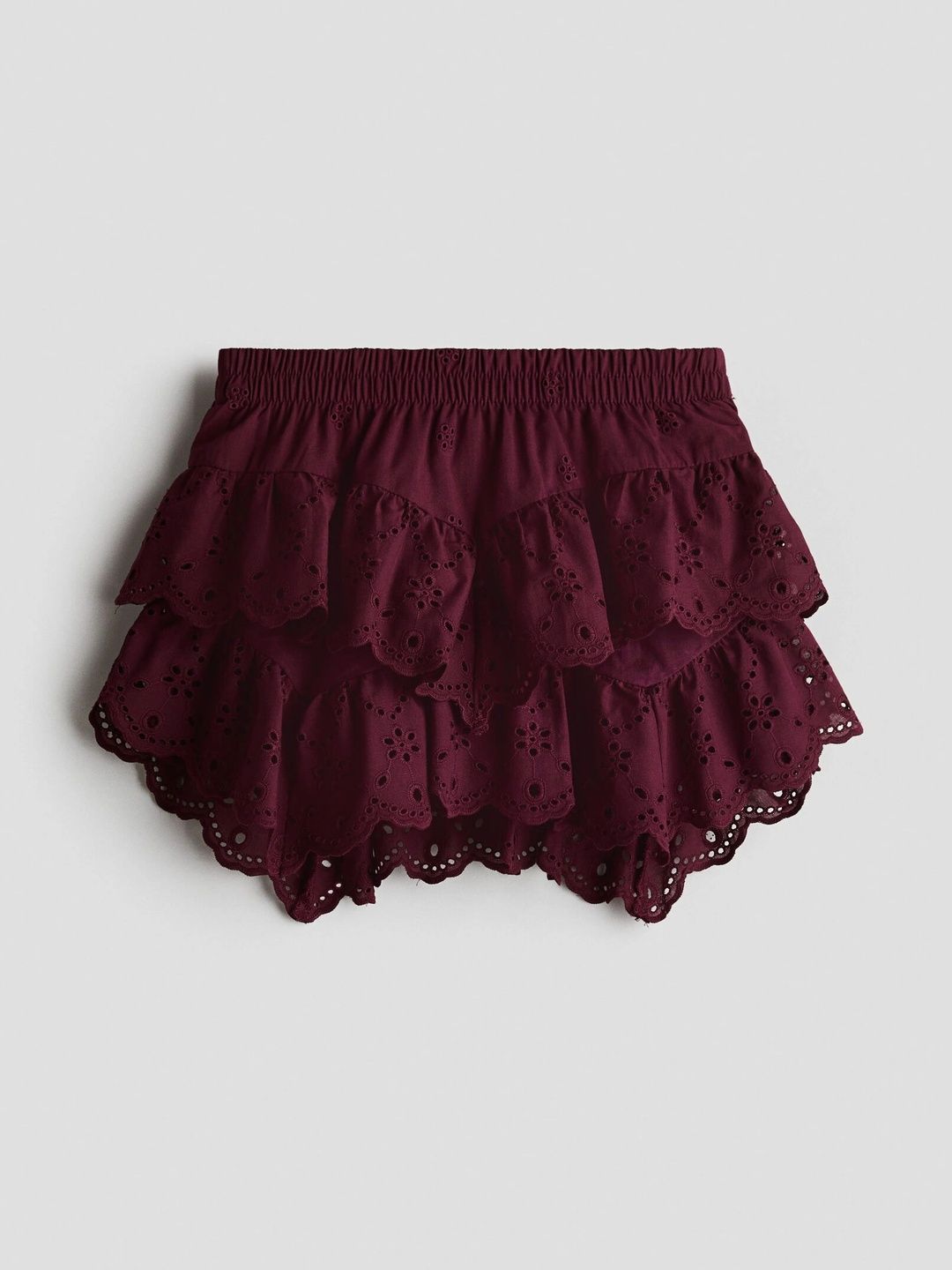 H&M Girls Tiered Broderie-Anglaise Skirt-picture-23