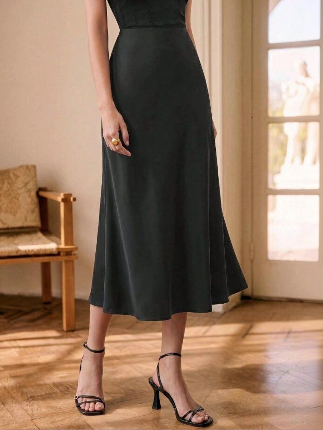JOJO CREATION Women Midi A-Line Skirt-picture-22