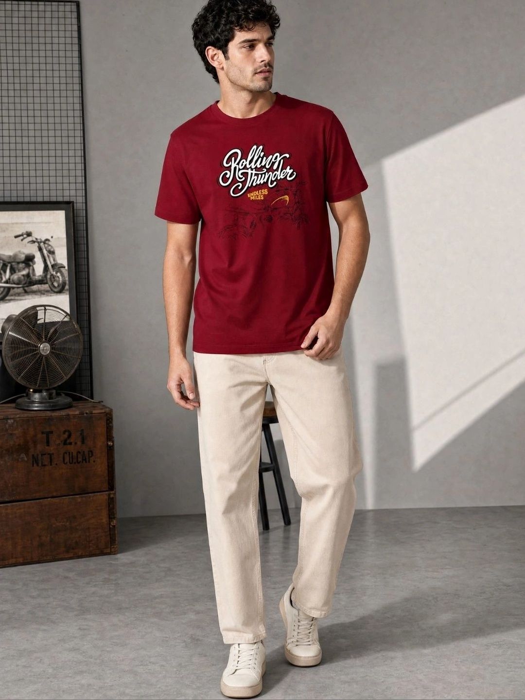 NOBERO Men Typography Printed T-shirt-picture-50