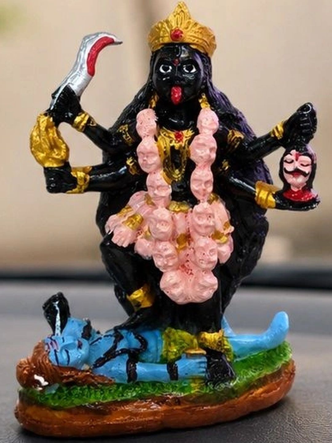 Adhvik Black Religious Idol Showpiece-image-10