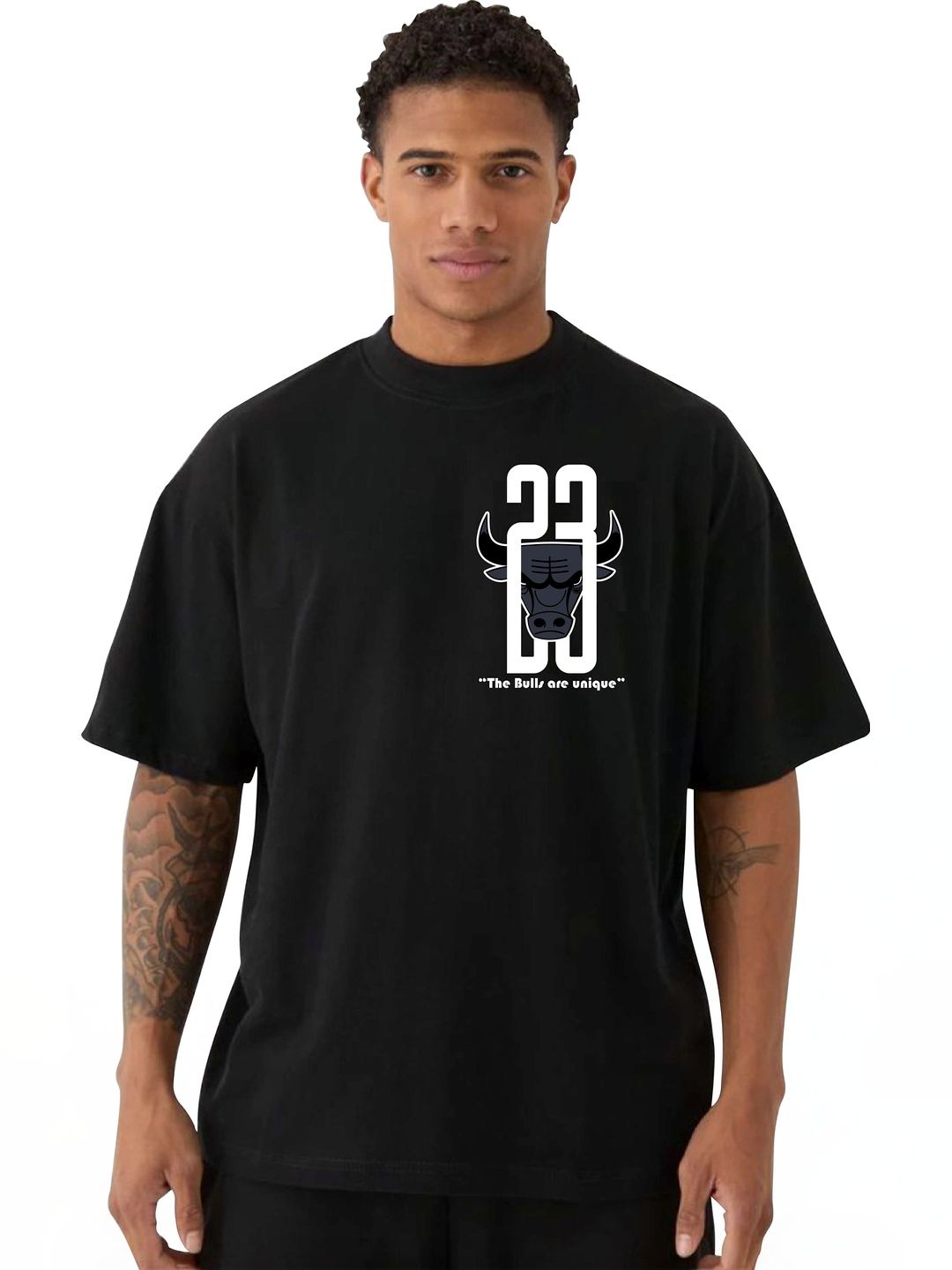 SMOSH Men Brand Logo Chicago Bulls Printed T-shirt-picture-13