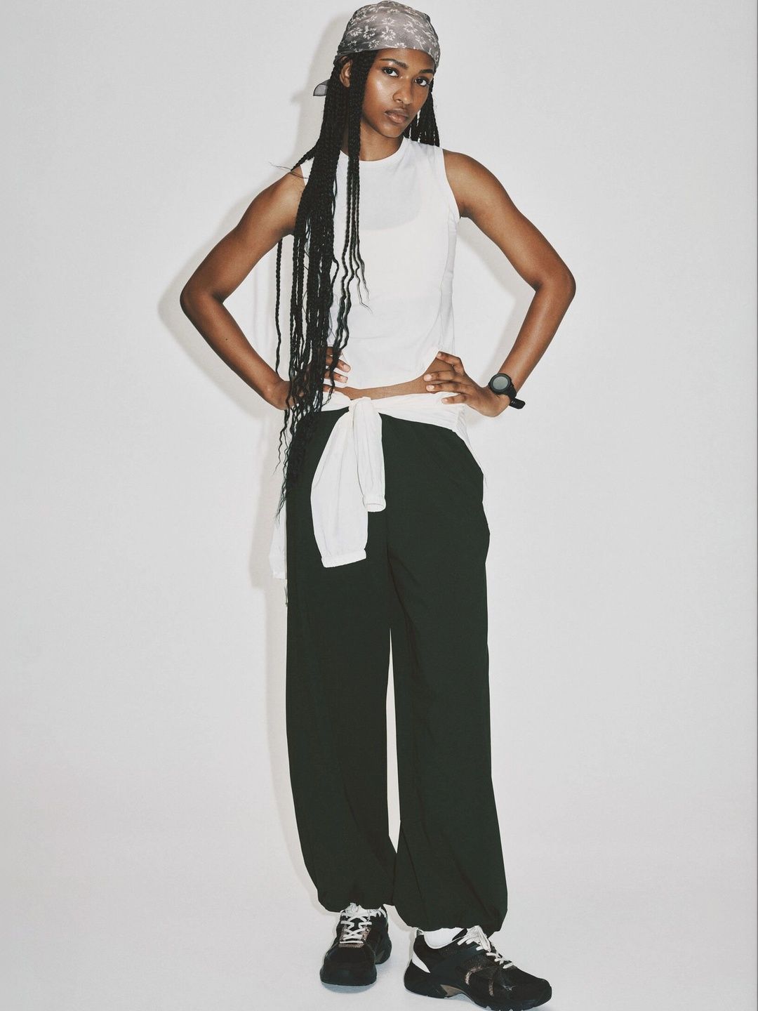 H&M MOVE Women Relaxed Fit Nylon Sports Track Pants-picture-18