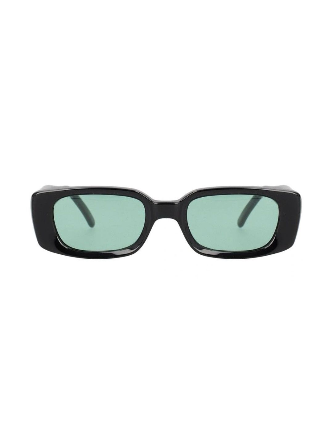 OUR LEGACY Men Green Lens & Black Rectangle Sunglasses with-picture-4
