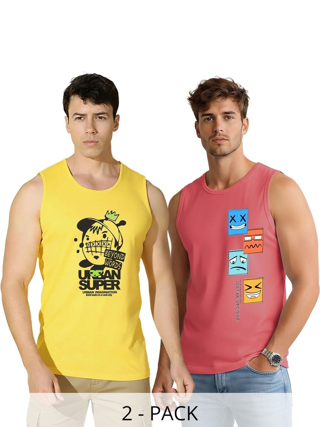 SLOWLORIS Pack of 2 Printed Cotton Basic-picture-11