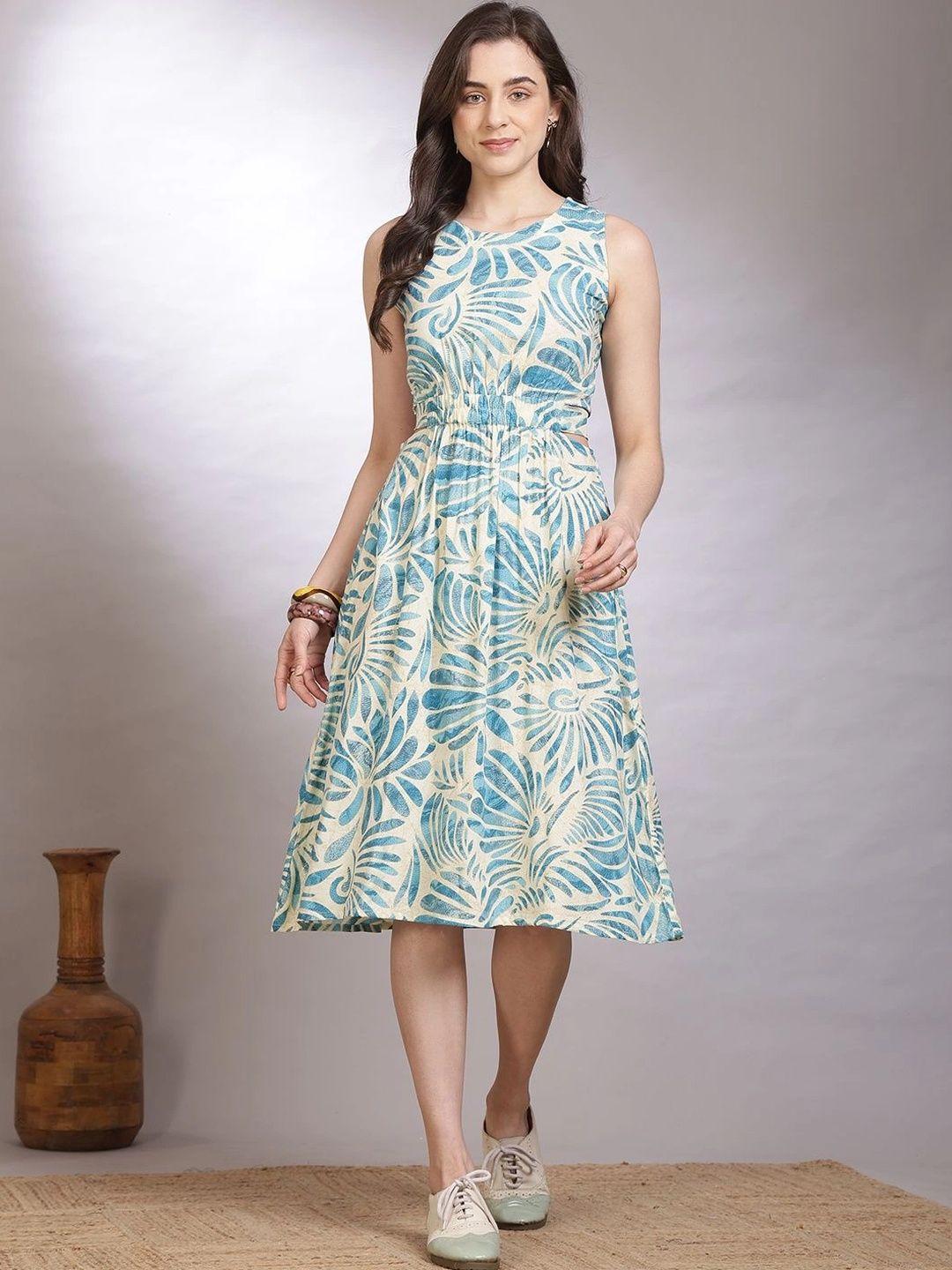 Twelve South Floral Print A-Line Dress-picture-29