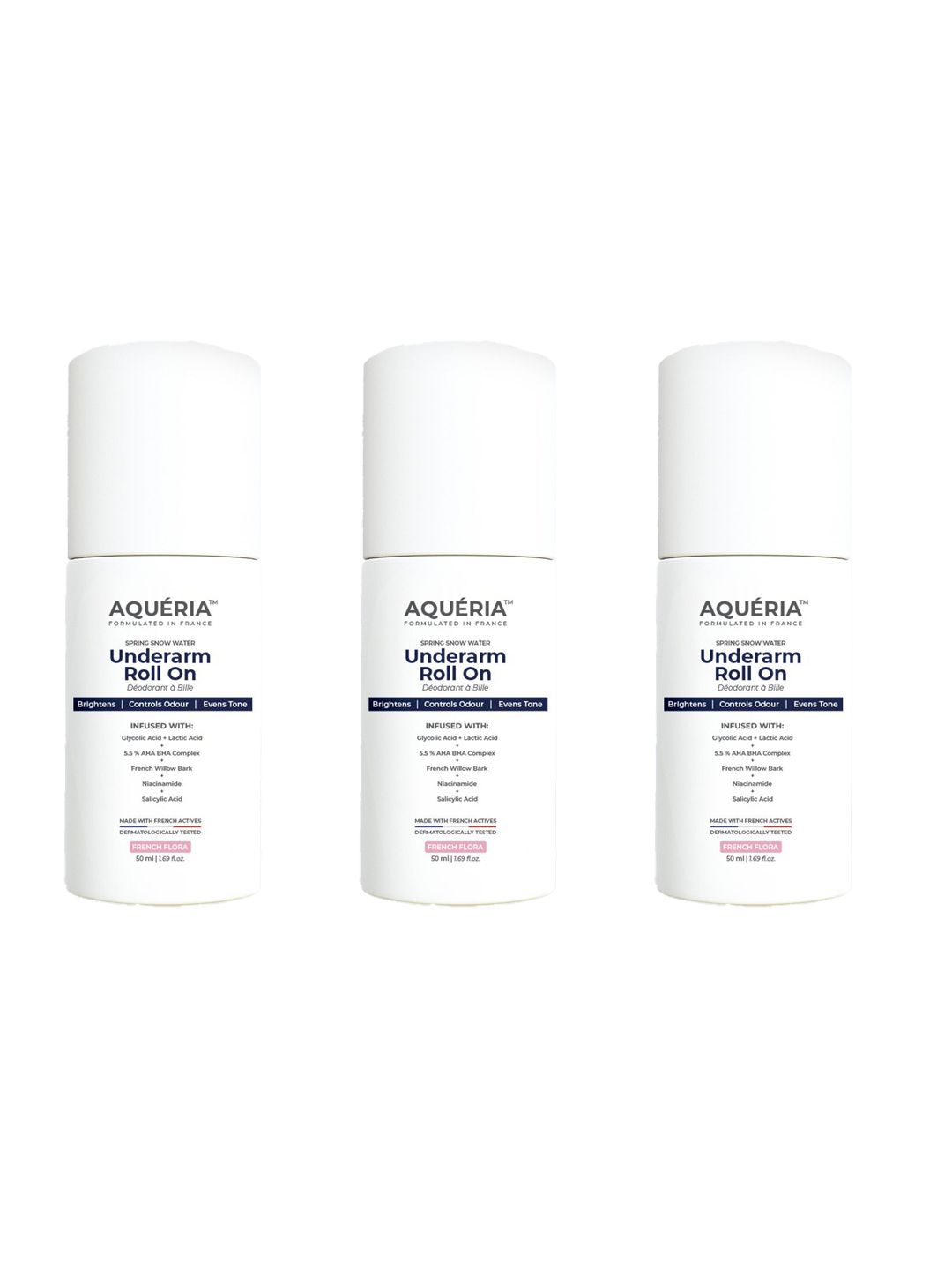 Aqueria Set Of 3 Under Arm Roll On-50 ml Each-picture-39