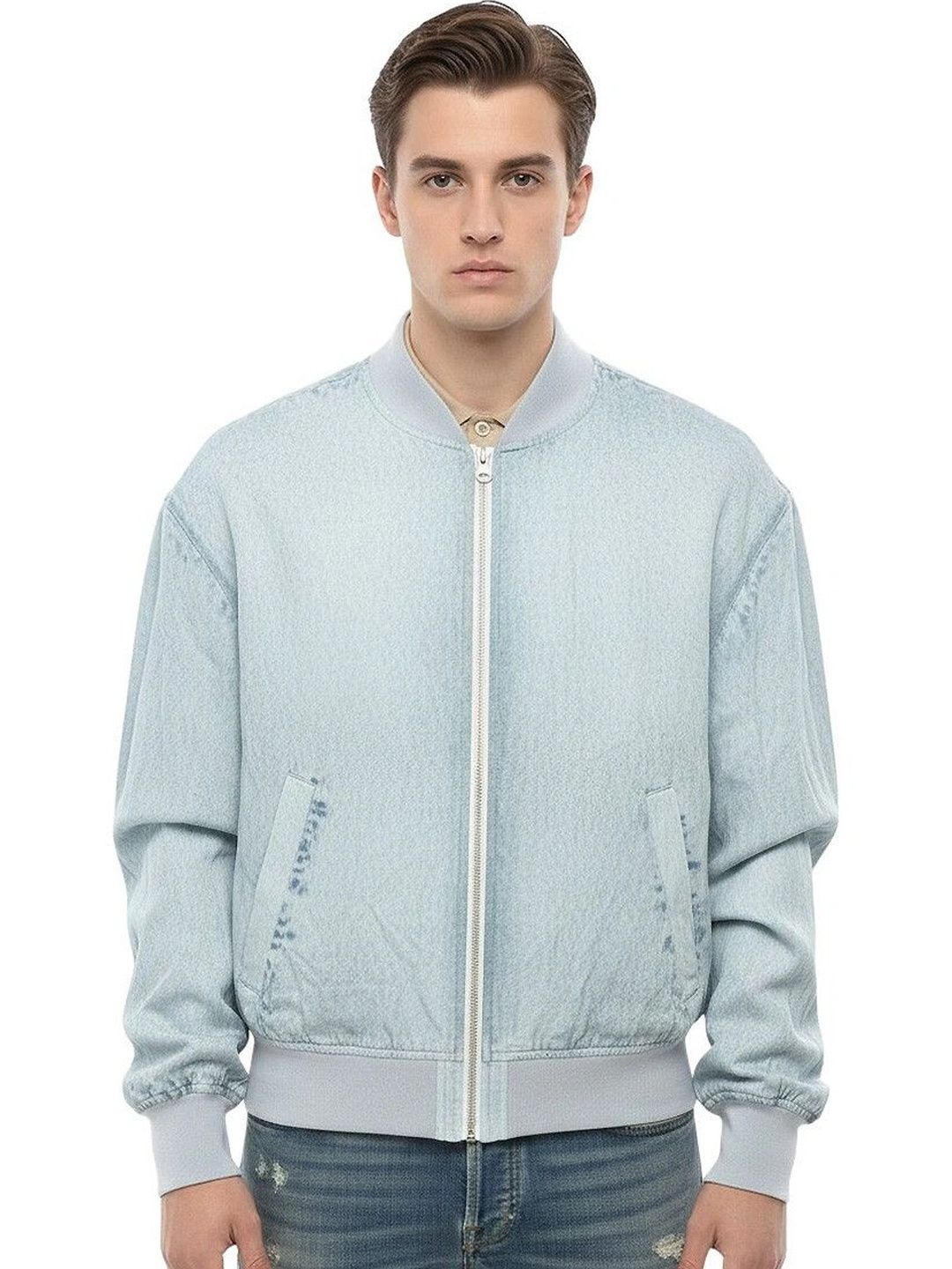 DIESEL Men Washed Bomber Jacket-picture-45