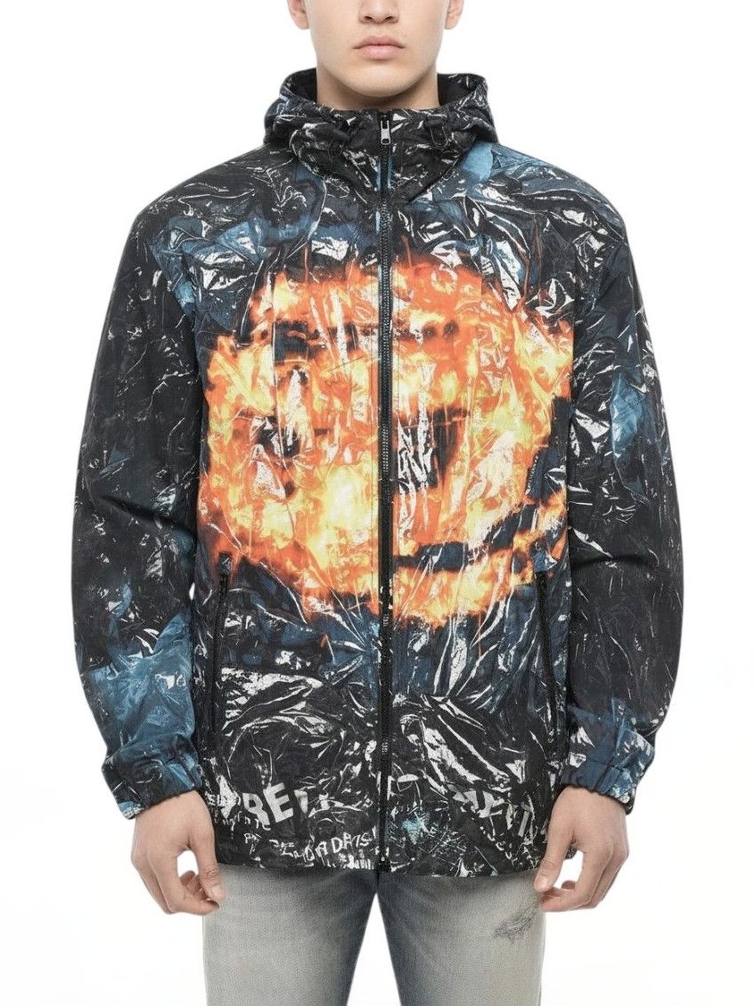 diesel Multicolor Logo Hood Jacket-picture-44