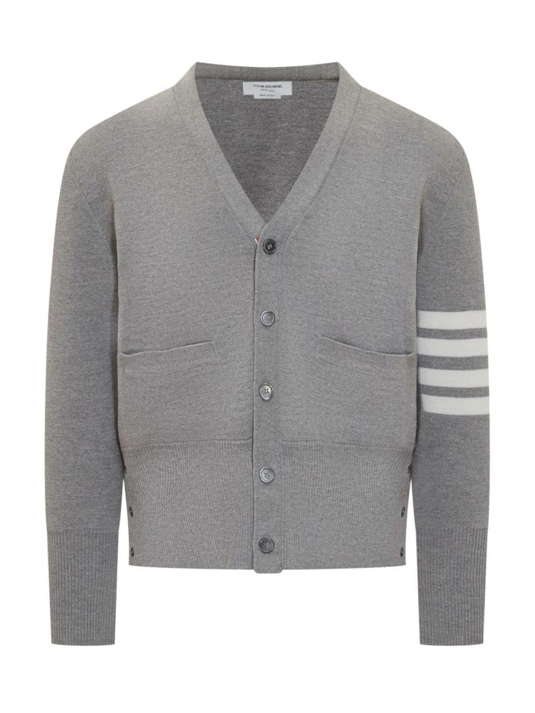 Thom Browne Men Striped Woollen Cardigan-picture-15