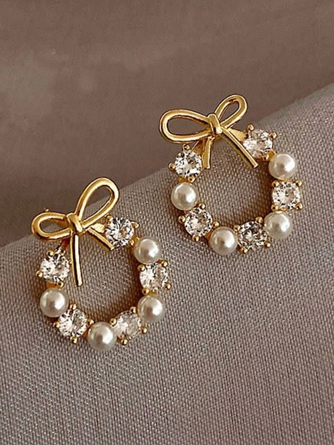 Celestria Circular Studs Earrings-picture-11