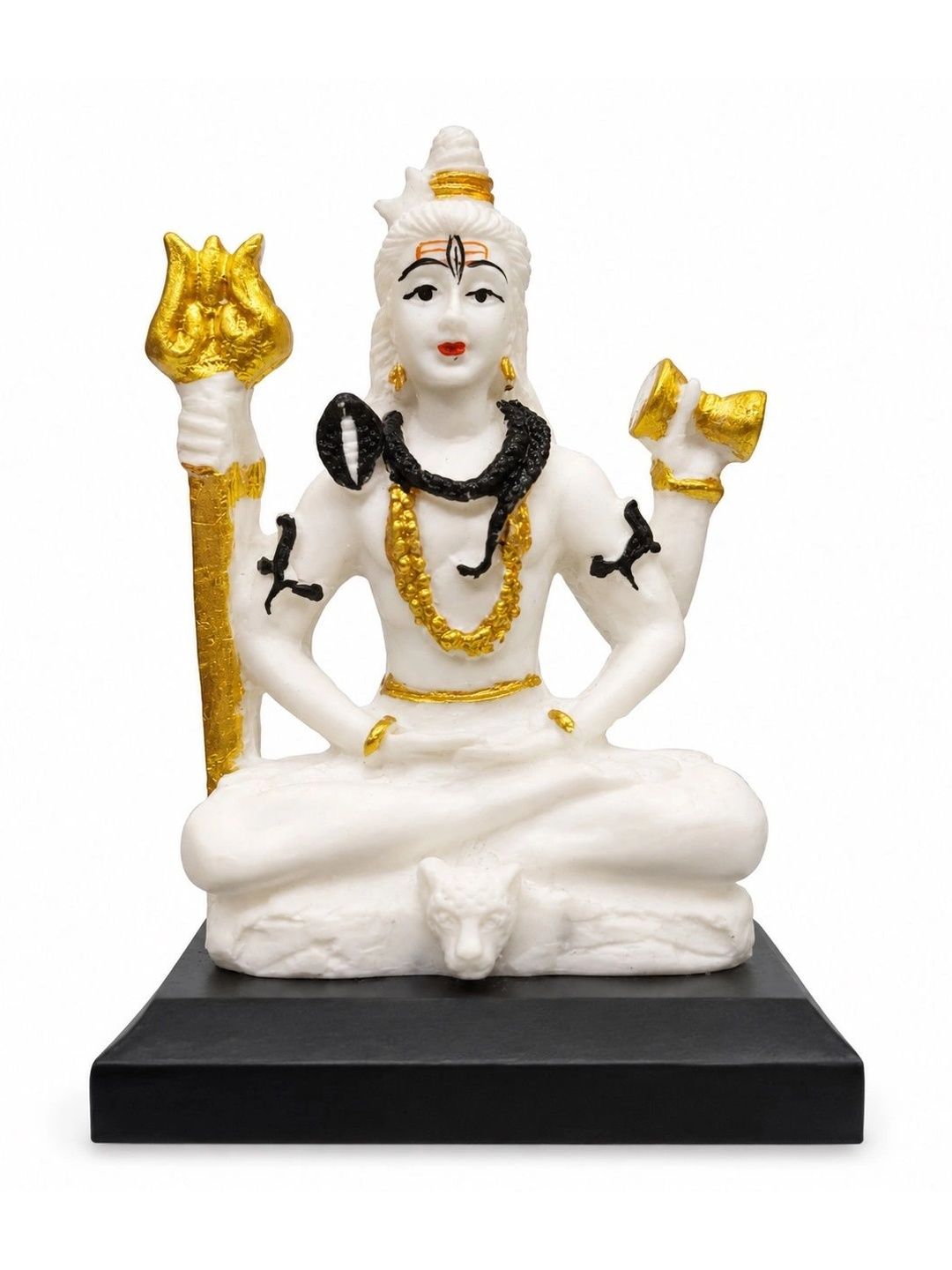 Adhvik White Religious Idol Showpiece-image-42