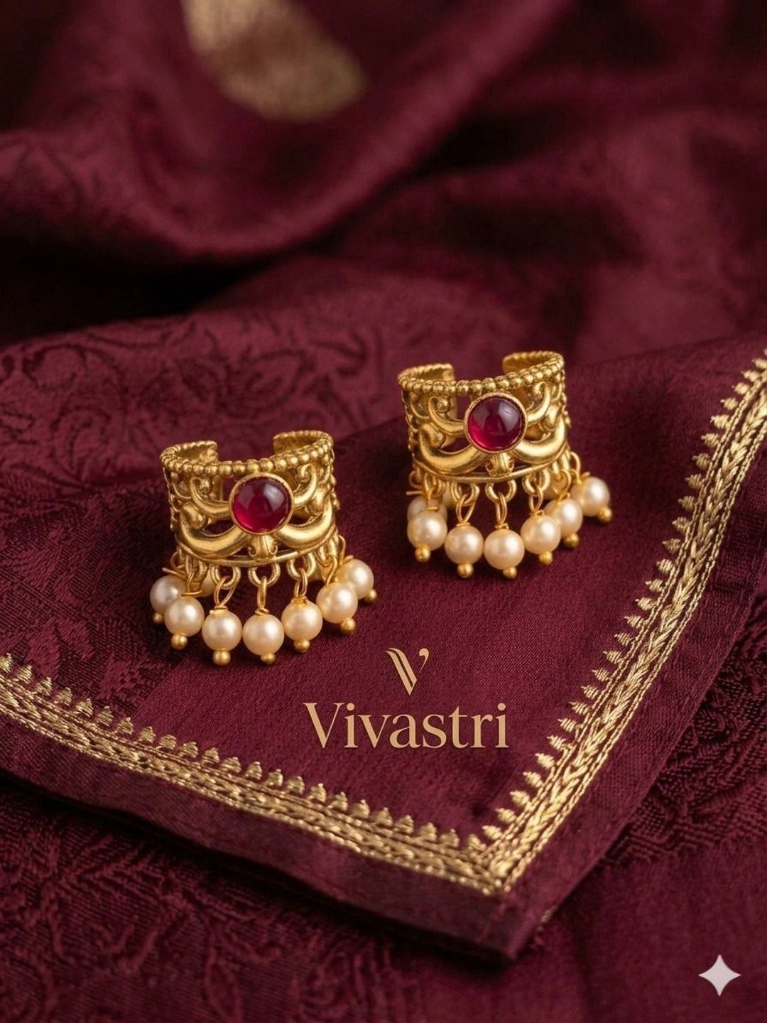 VIVASTRI Geometric Ear Cuff Earrings-picture-27