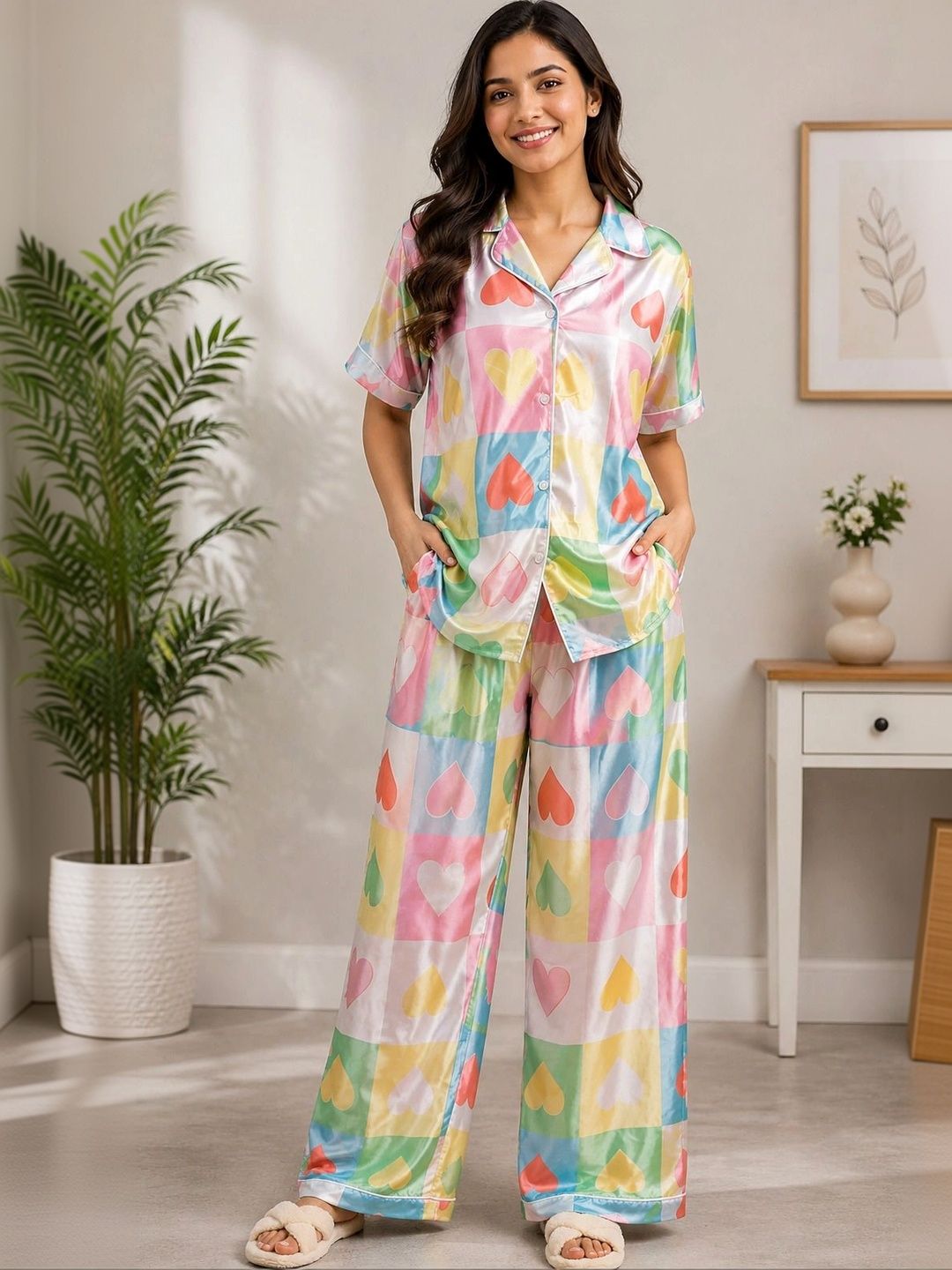 Dreambe Women Printed Night suit-picture-15