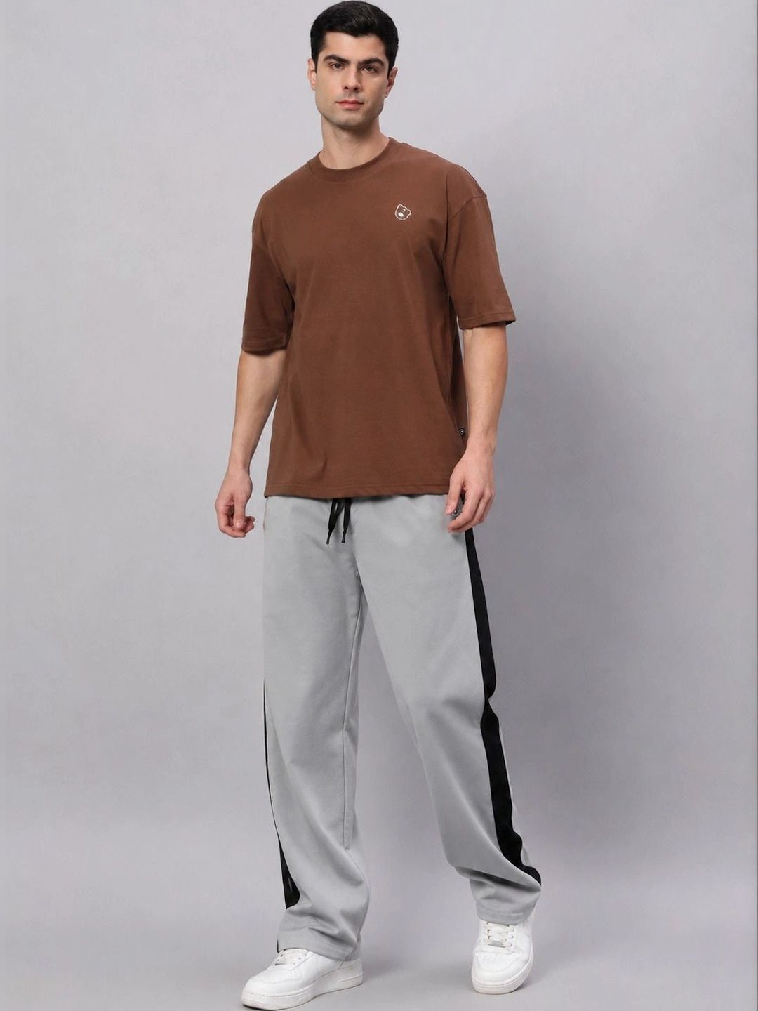 SZN Men Regular Fit Colourblocked Training Track Pants-picture-25