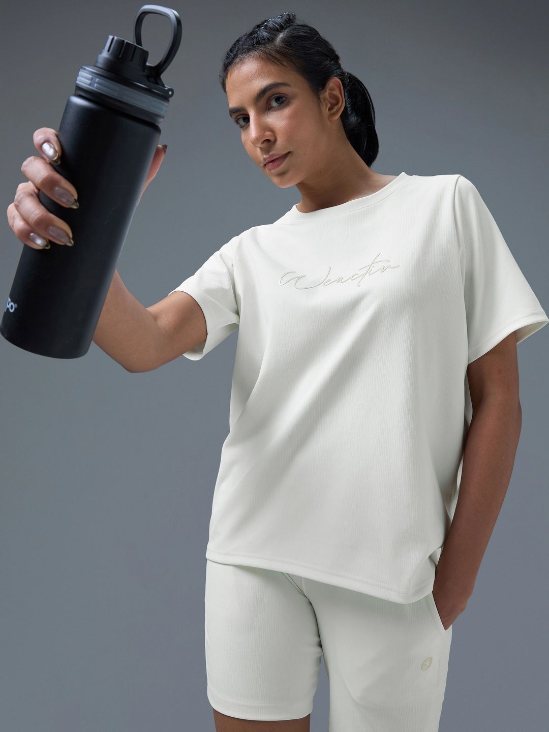 Technosport Women Typography T-shirt-picture-18