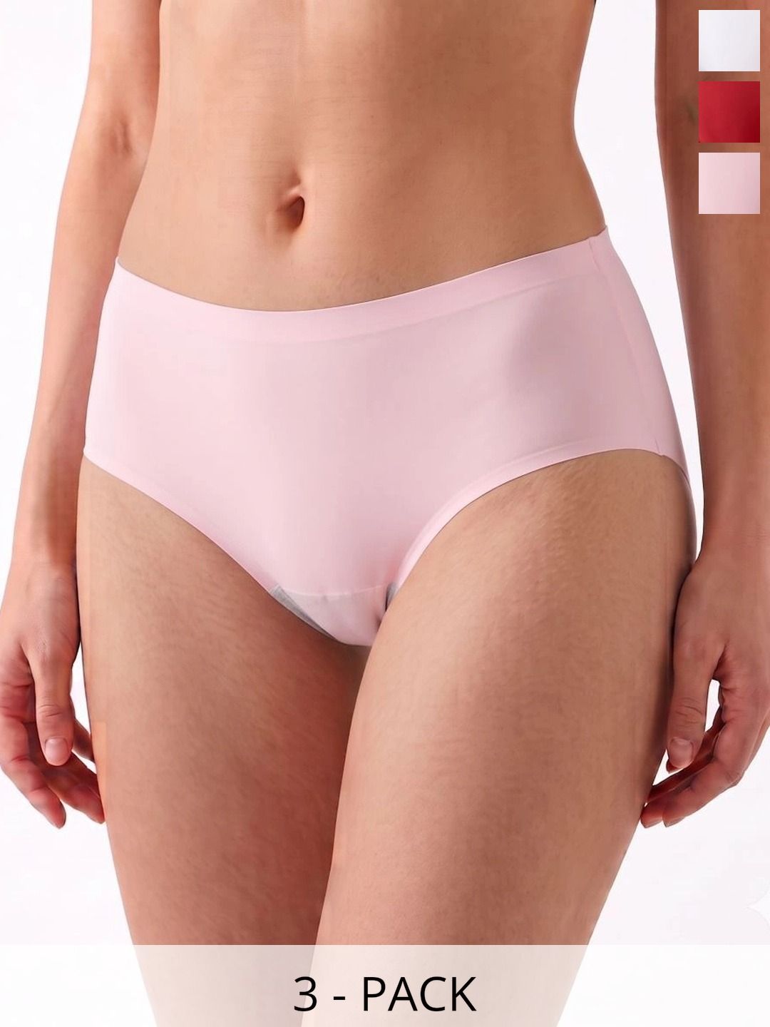 Fimalia Women Pack of 3 Seamless Assorted Bikini-picture-23