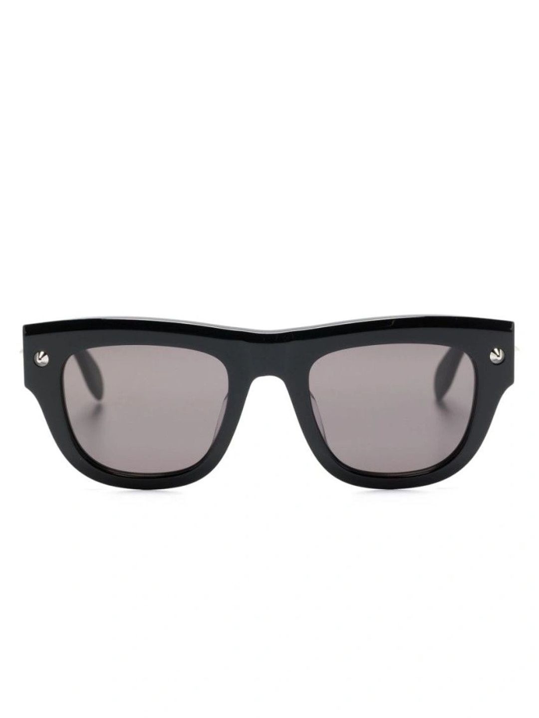 Alexander McQueen Men Grey Lens & Black Other Sunglasses with-image-33