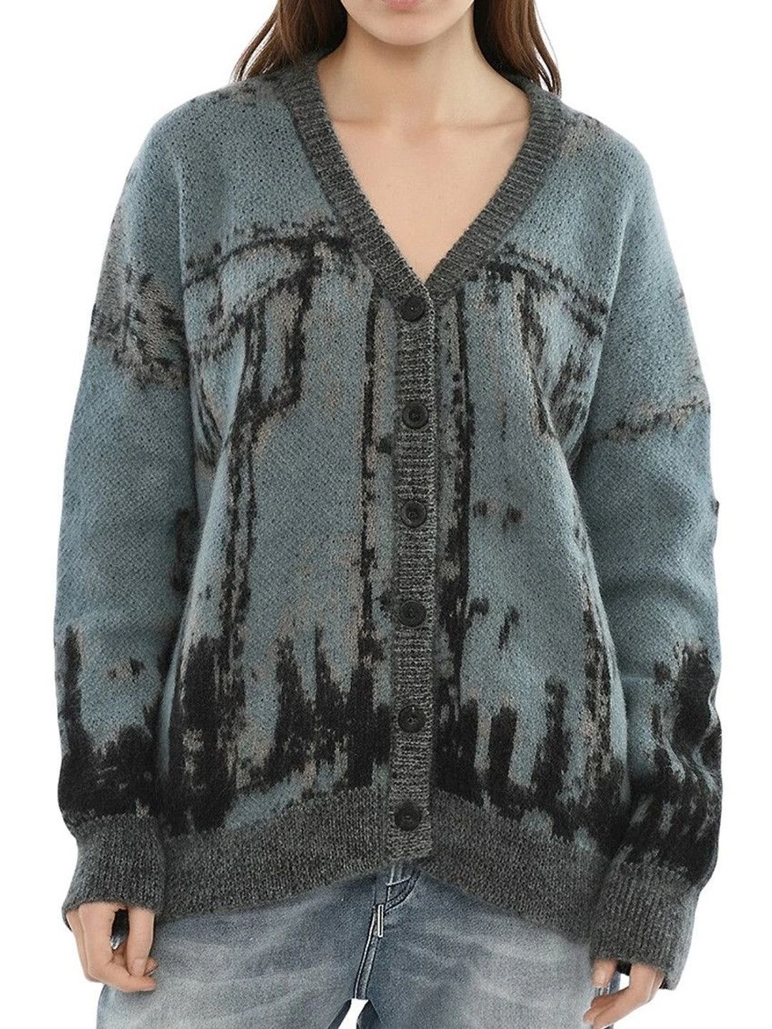 DIESEL Women Printed Woollen Cardigan-picture-19