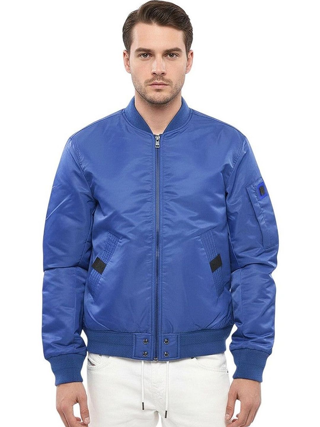 DIESEL Men Lightweight Bomber Jacket-image-12