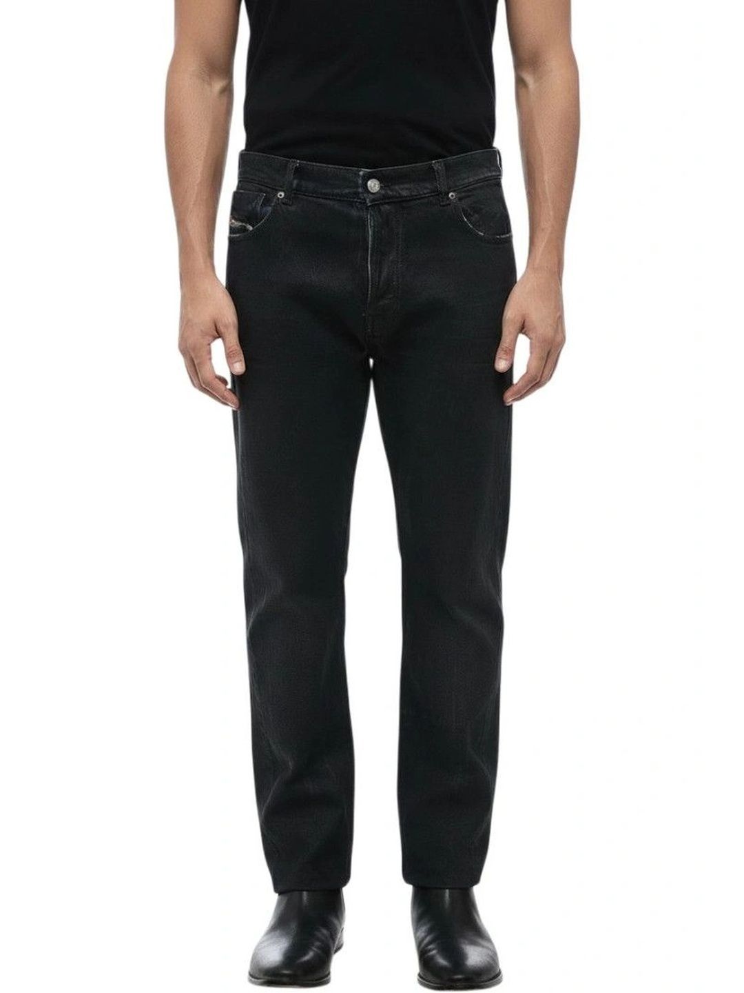 DIESEL Men Straight Fit Mid-Rise Jeans-picture-37
