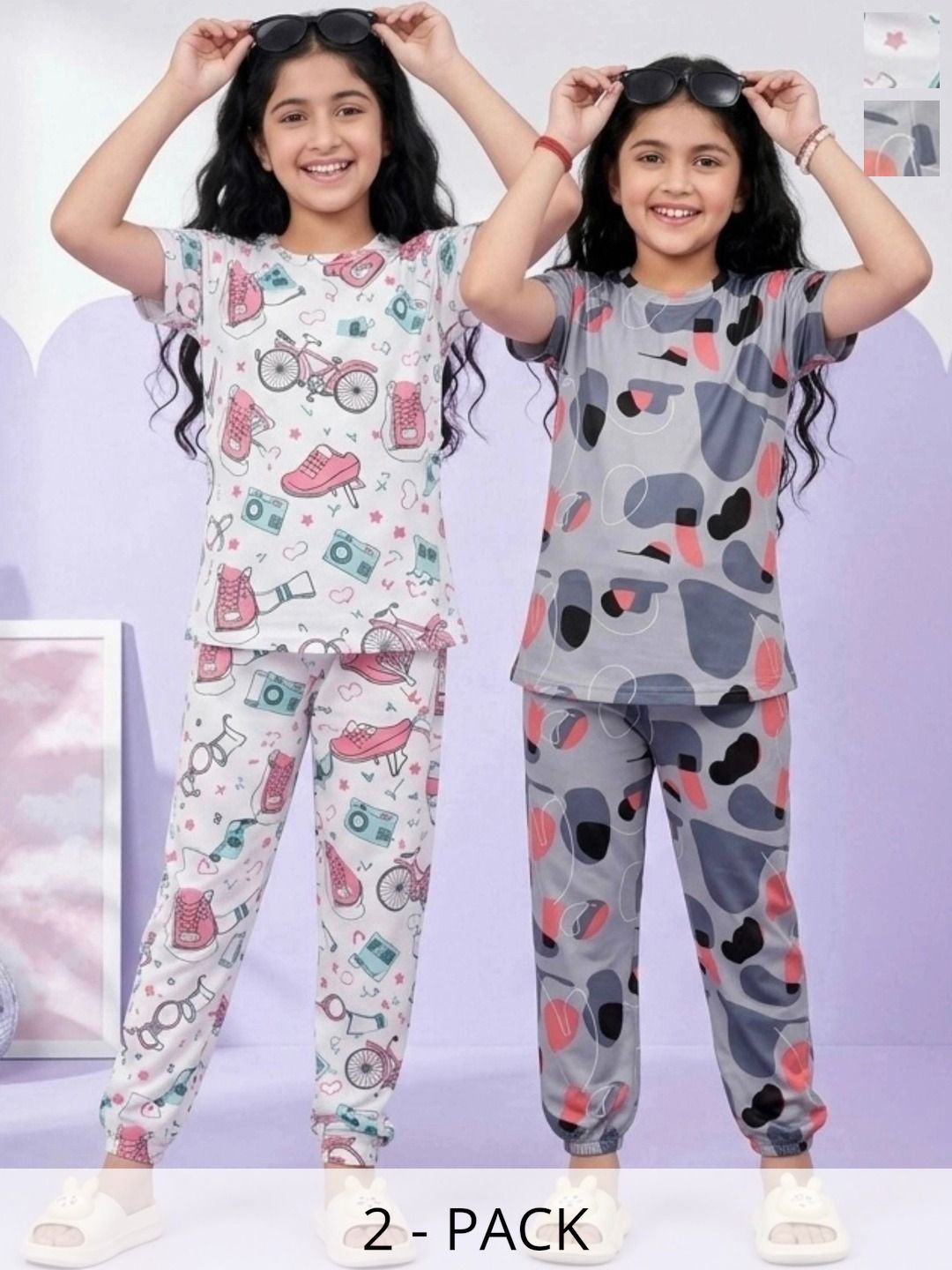 BAESD Girls Printed Maxi Nightdress-picture-33