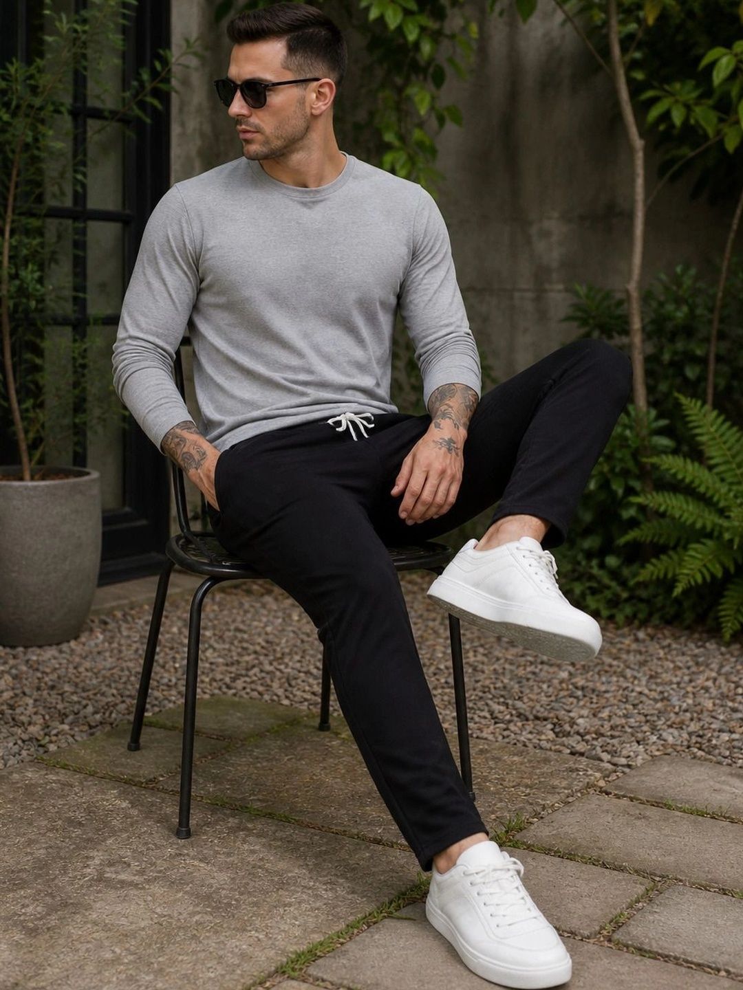 SZN Men Regular Fit Training Track Pants-picture-14
