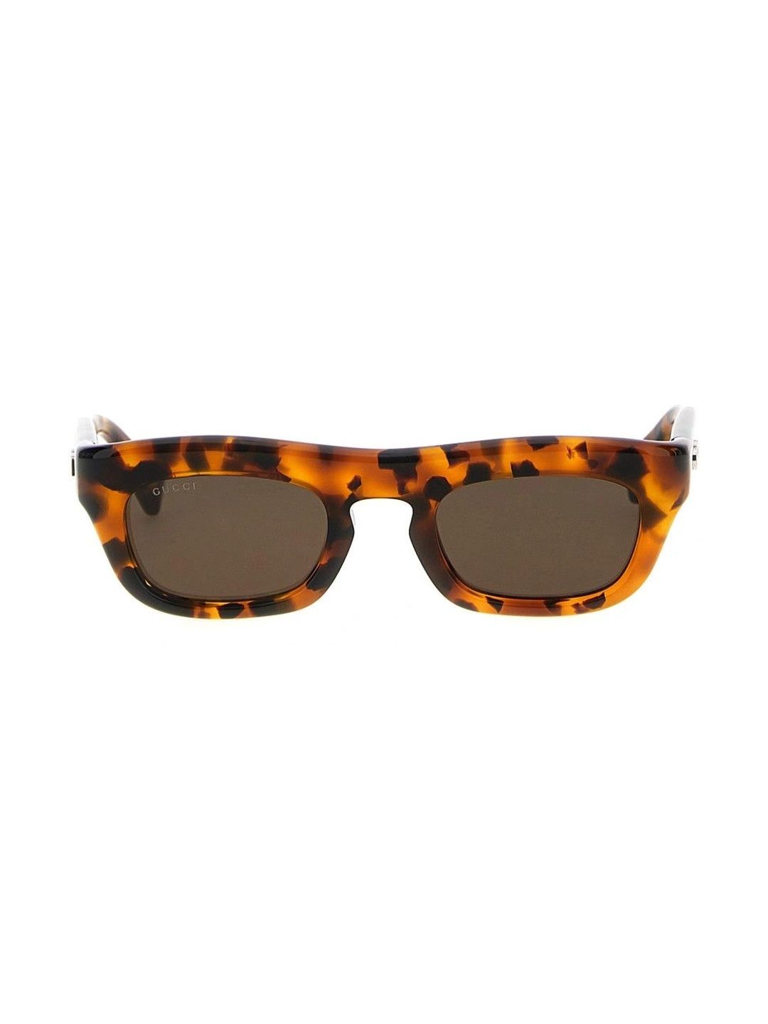 Gucci Men Brown Lens & Brown Rectangle Sunglasses with-image-27
