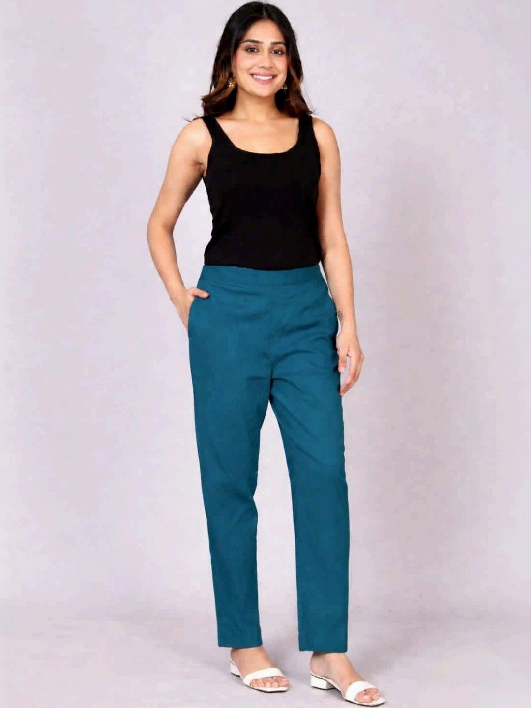 RIVNIX Women Smart High-Rise Trousers-picture-14