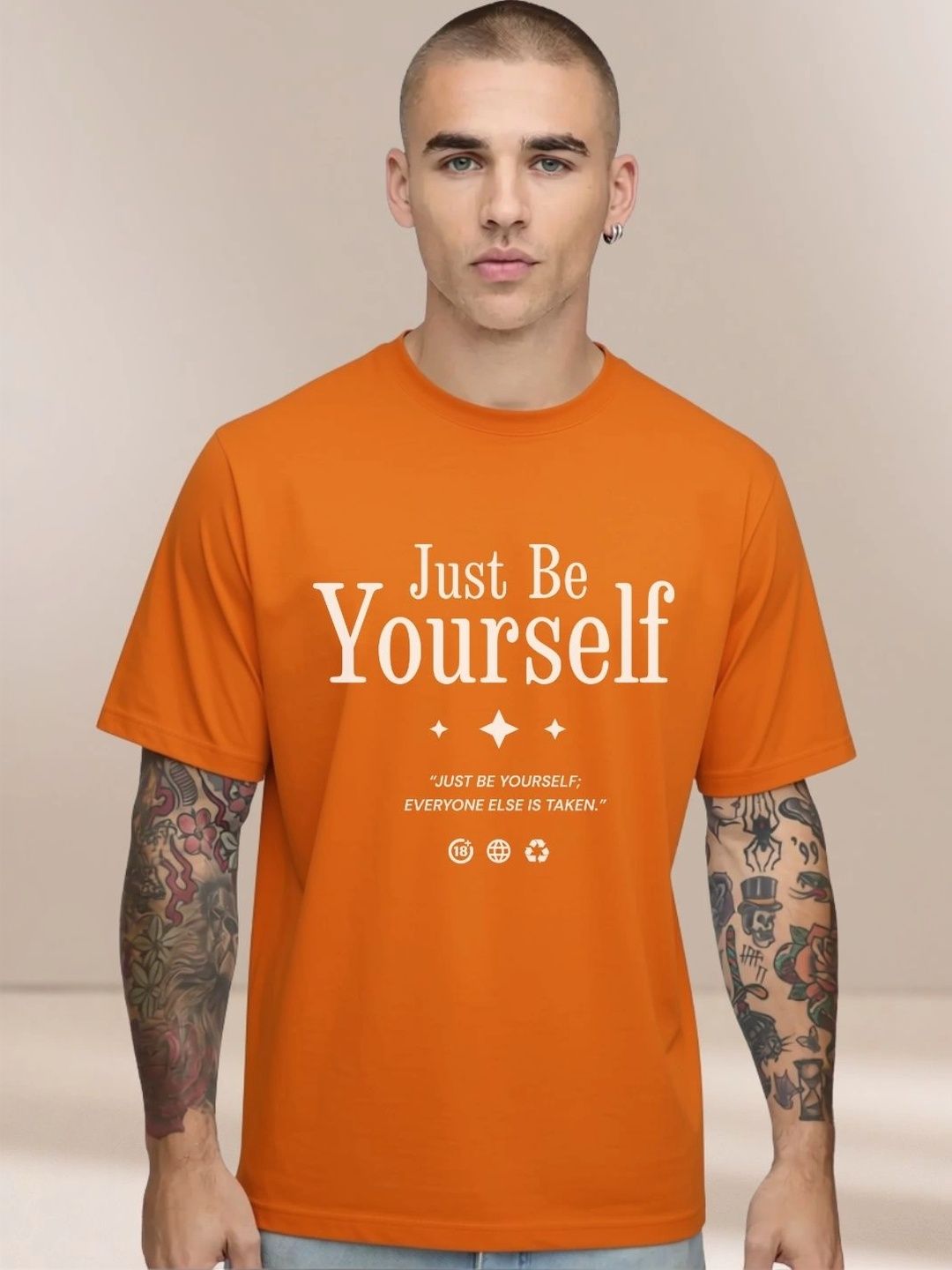 MEG FASHION Men Typography Printed T-shirt-picture-37